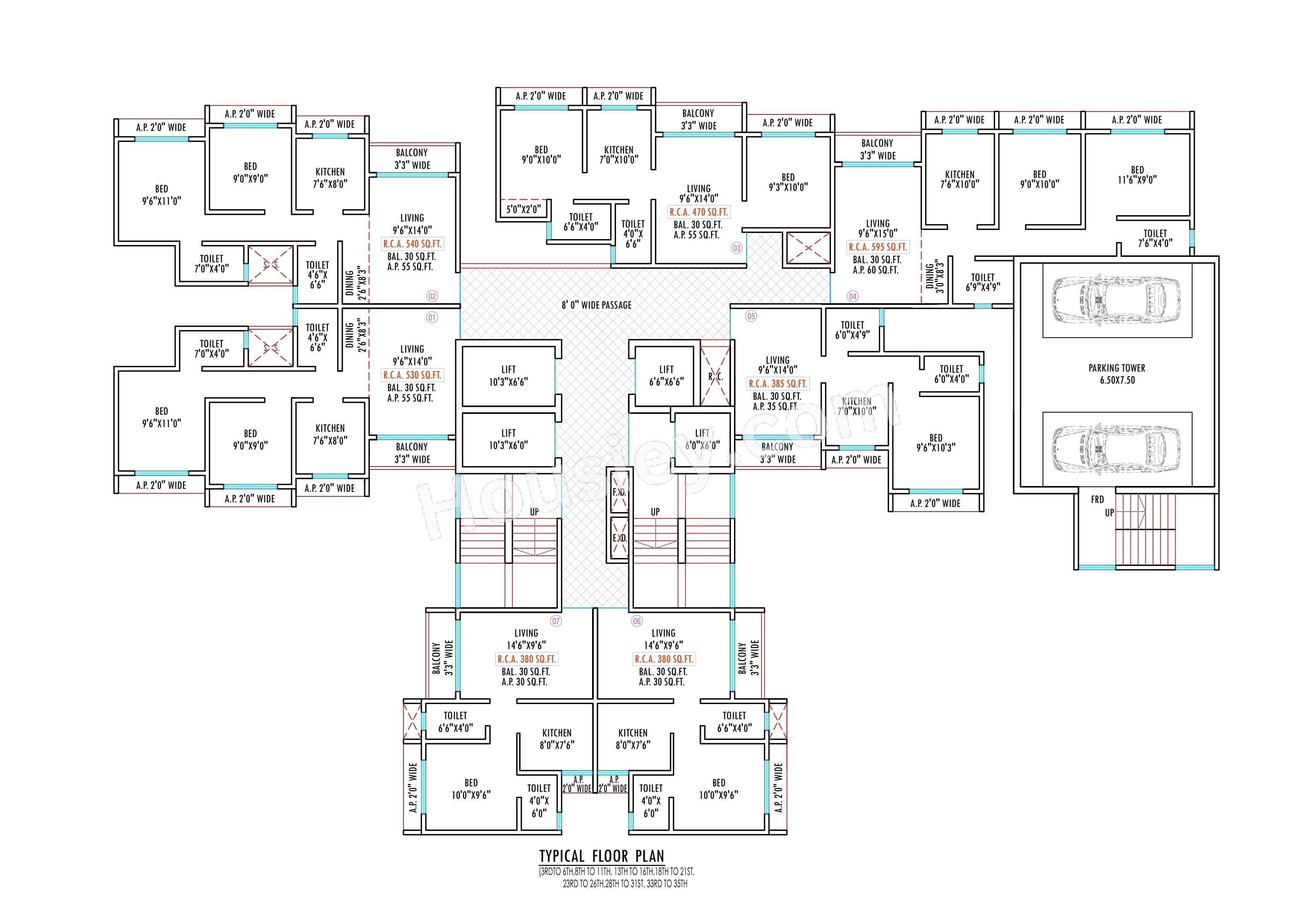 Tania Skyline Floor plan 3