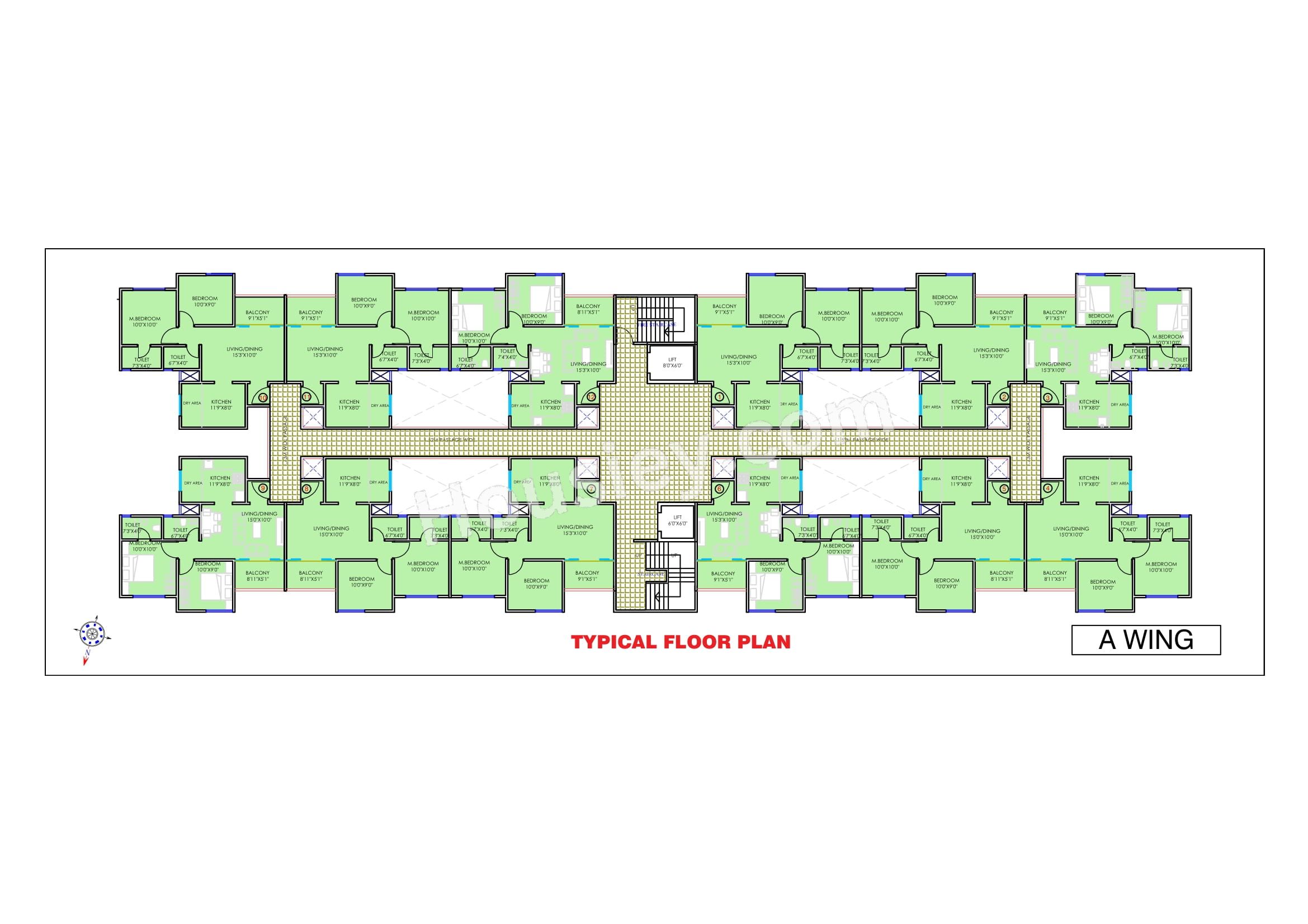 Tanish O2 Floor plan 1