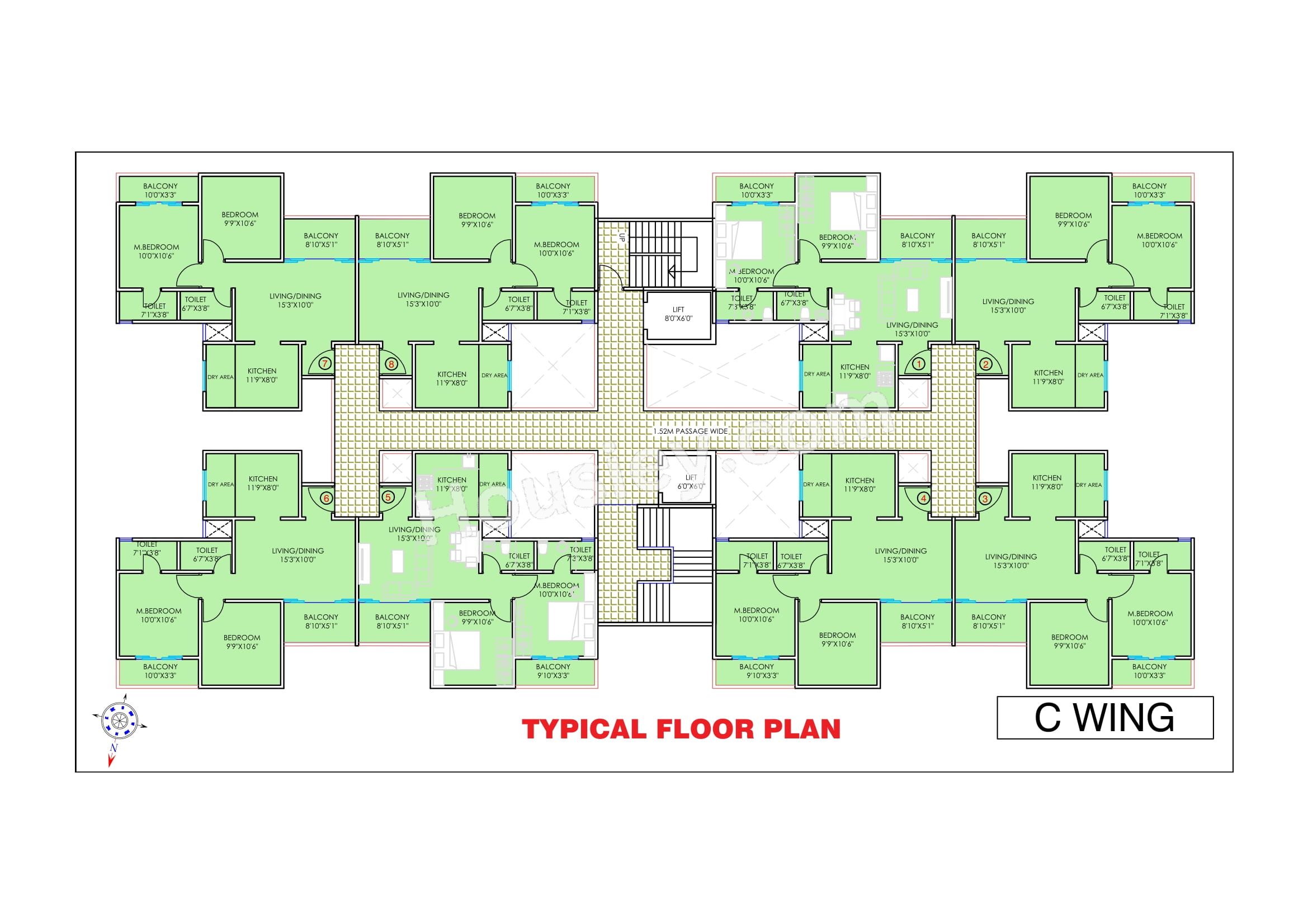 Tanish O2 Floor plan 2