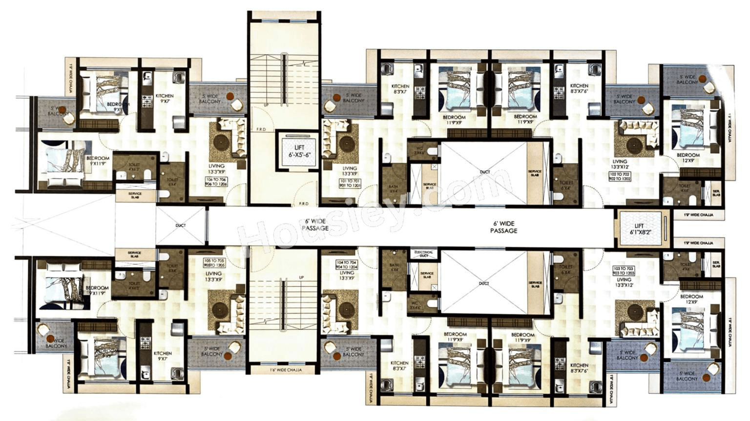 Thanekar Civic Floor plan 1
