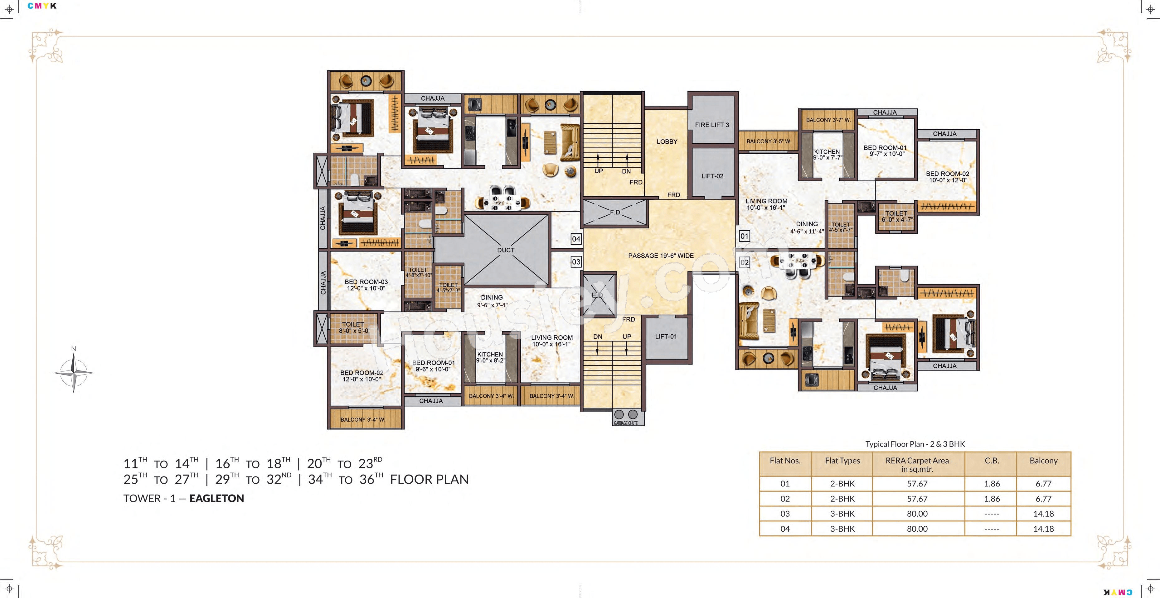 Tharwani Vedant Palacia Floor plan 12