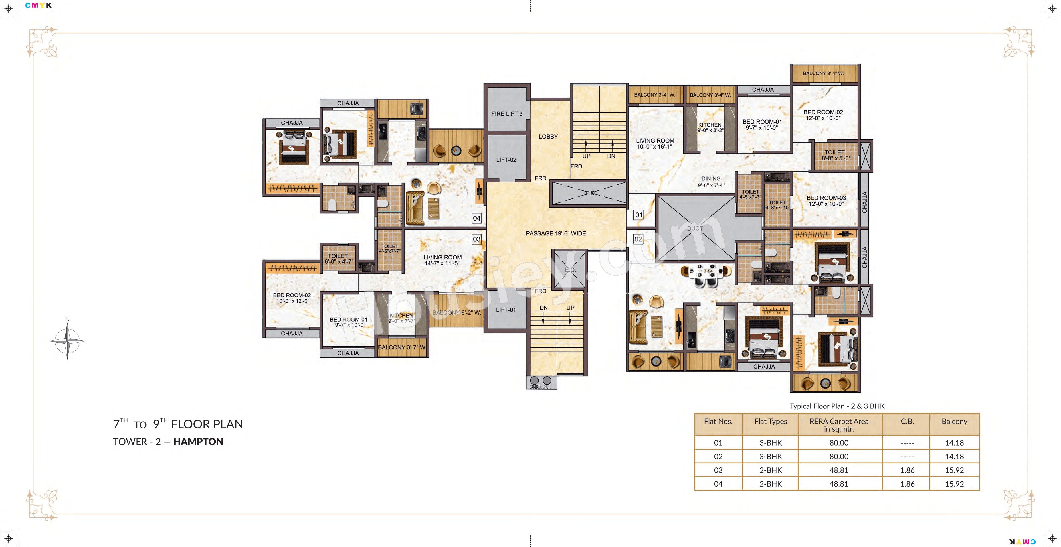 Tharwani Vedant Palacia Floor plan 14