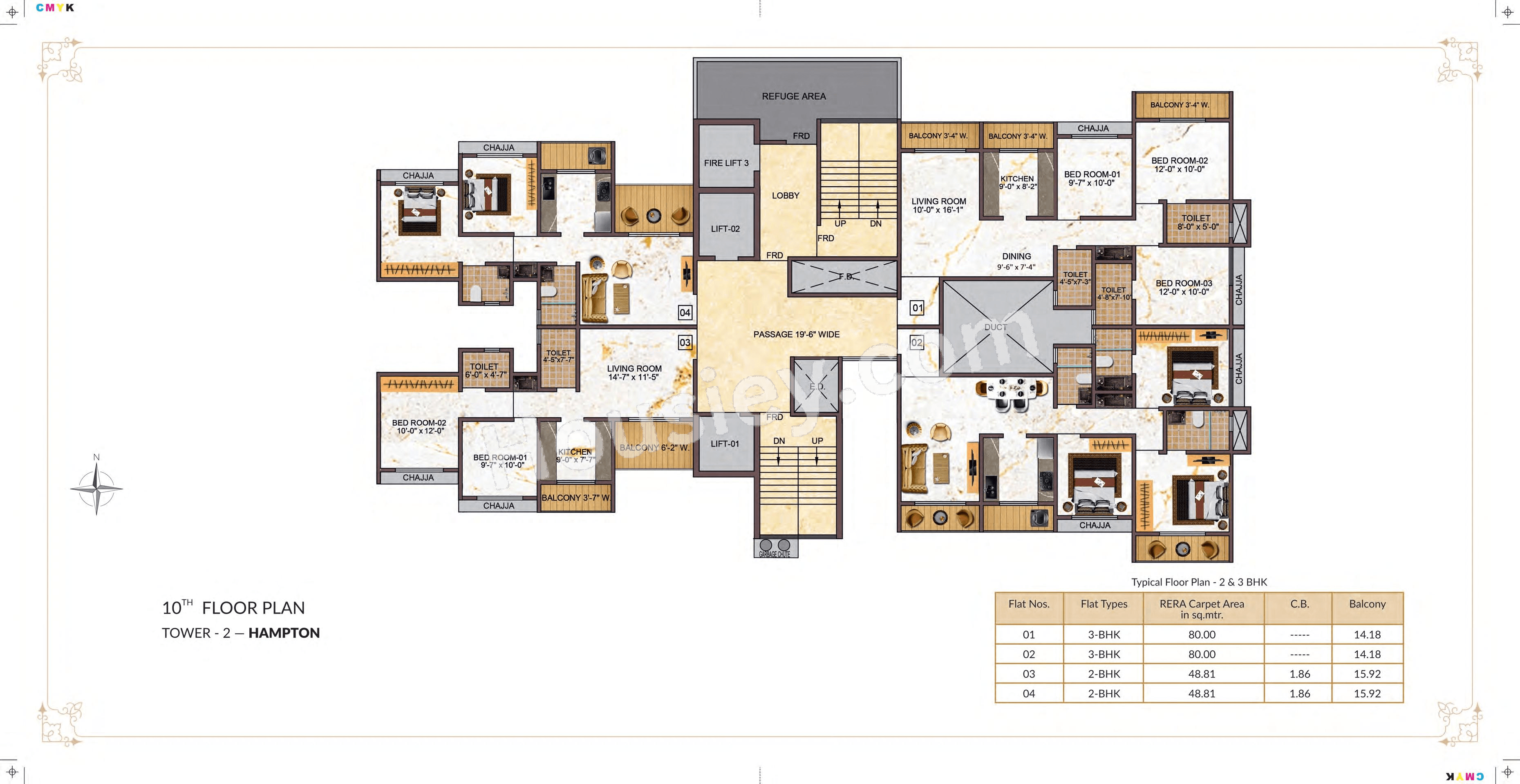 Tharwani Vedant Palacia Floor plan 15