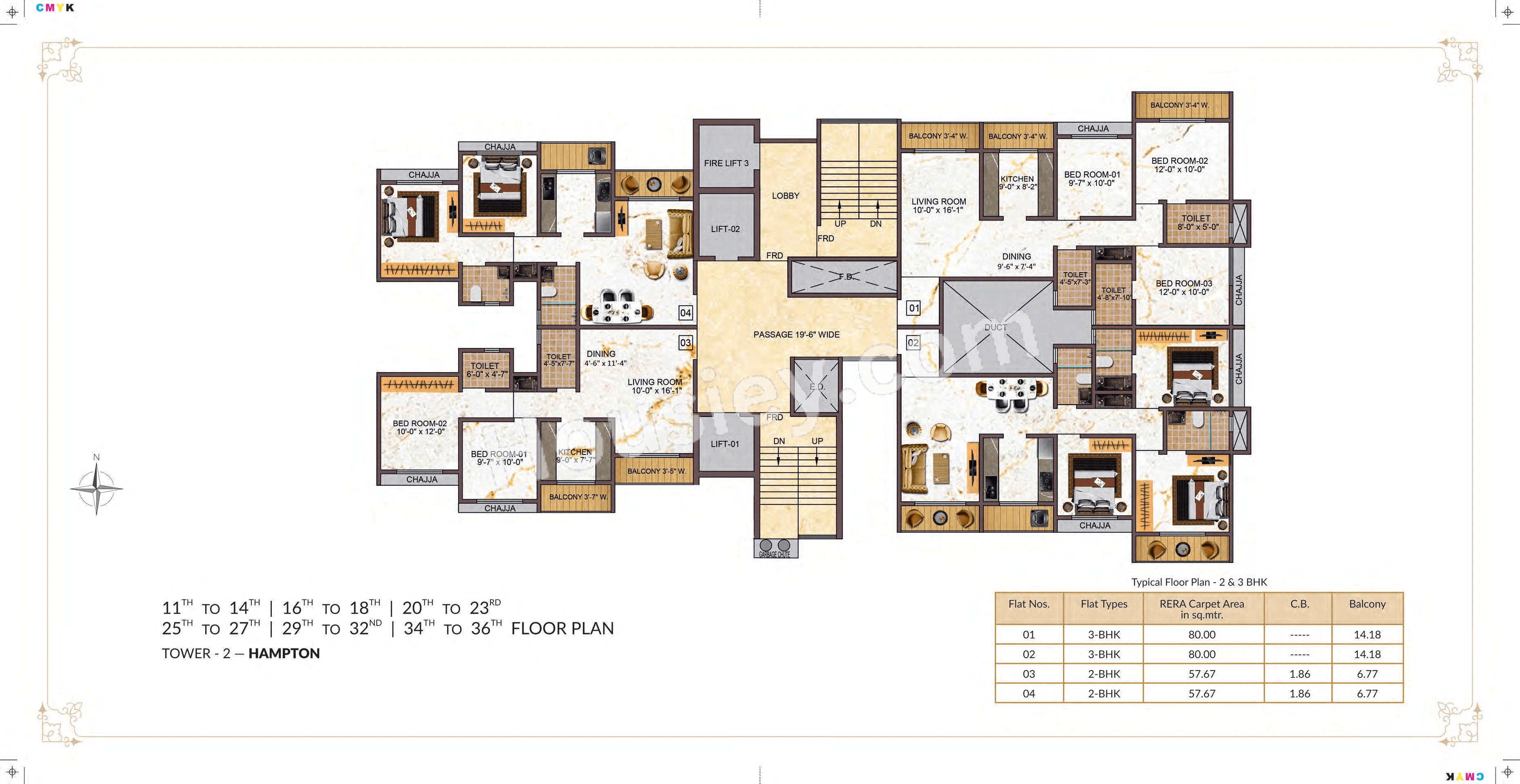 Tharwani Vedant Palacia Floor plan 17