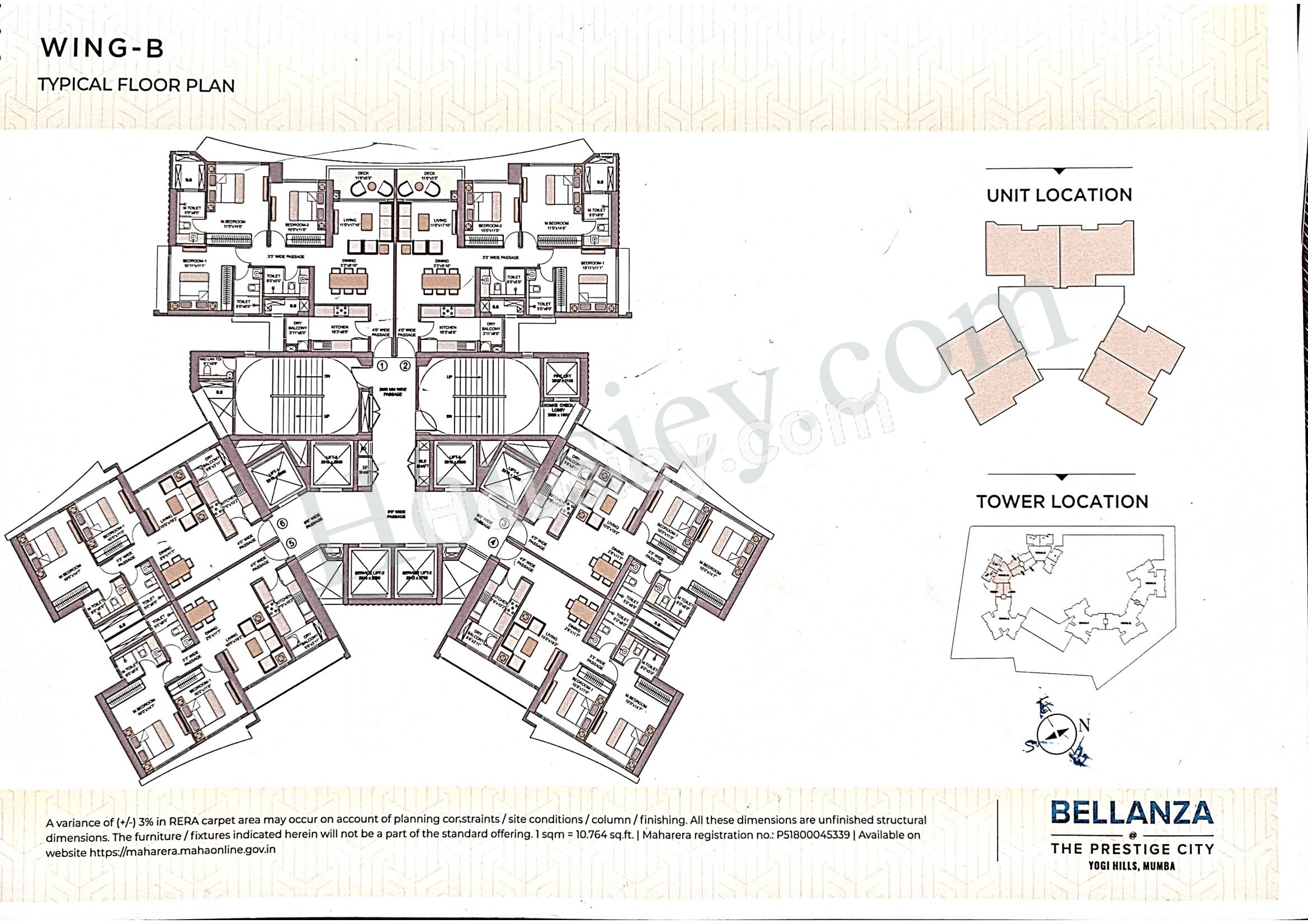 The Prestige City Bellanza Floor plan 1