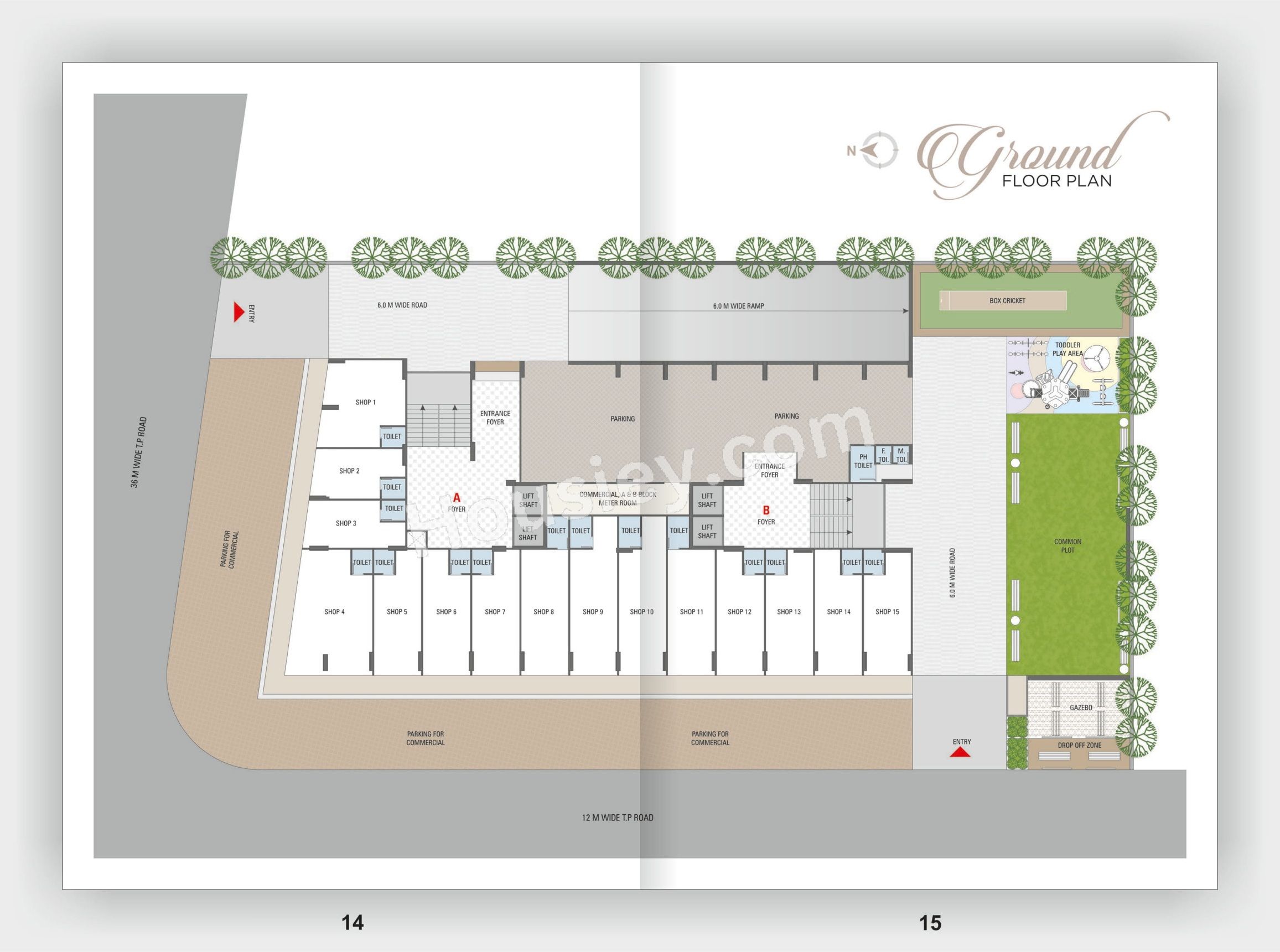 The Satyagrah Solitaire Floor Plan