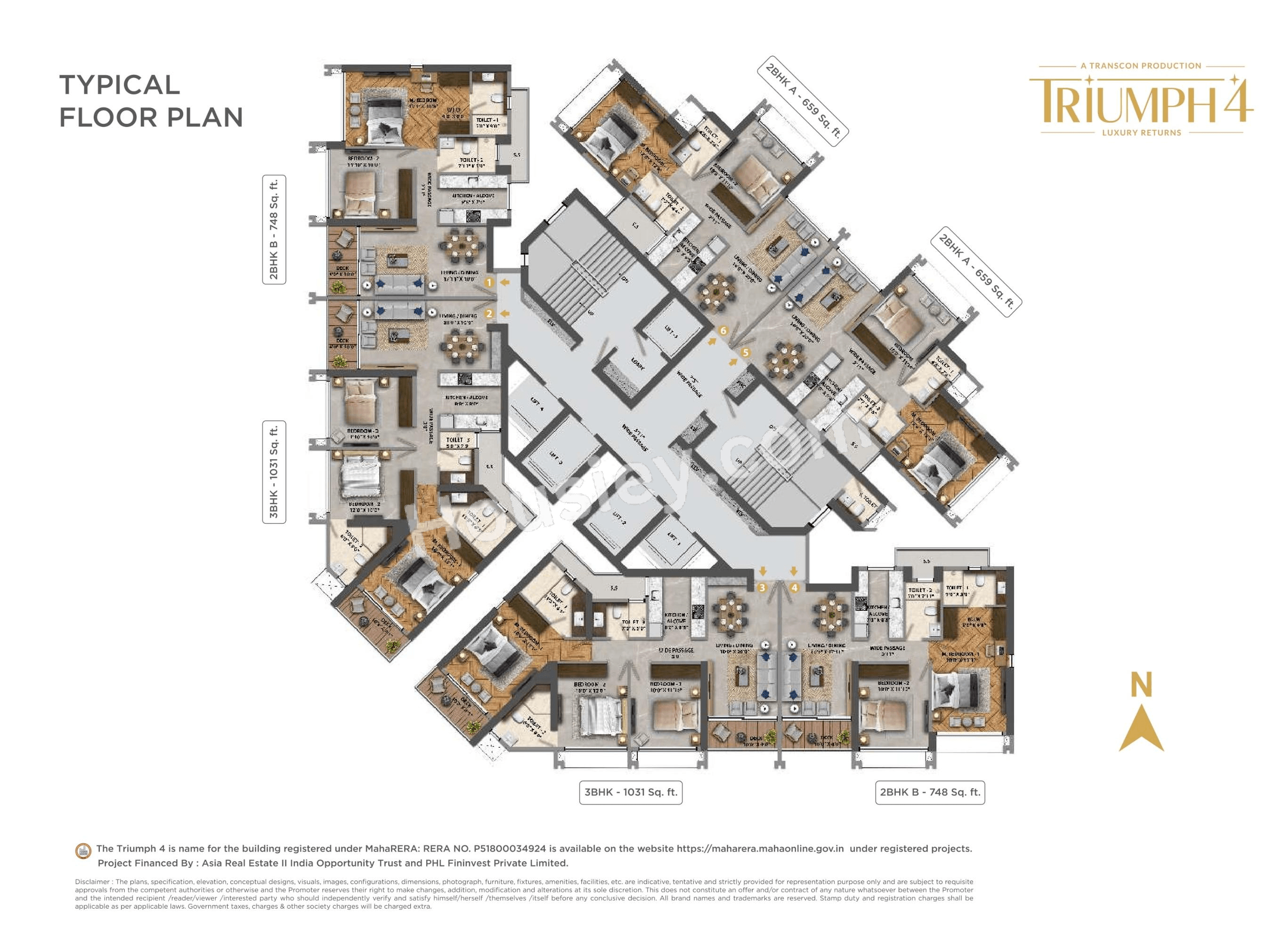Transcon Triumph Floor Plan