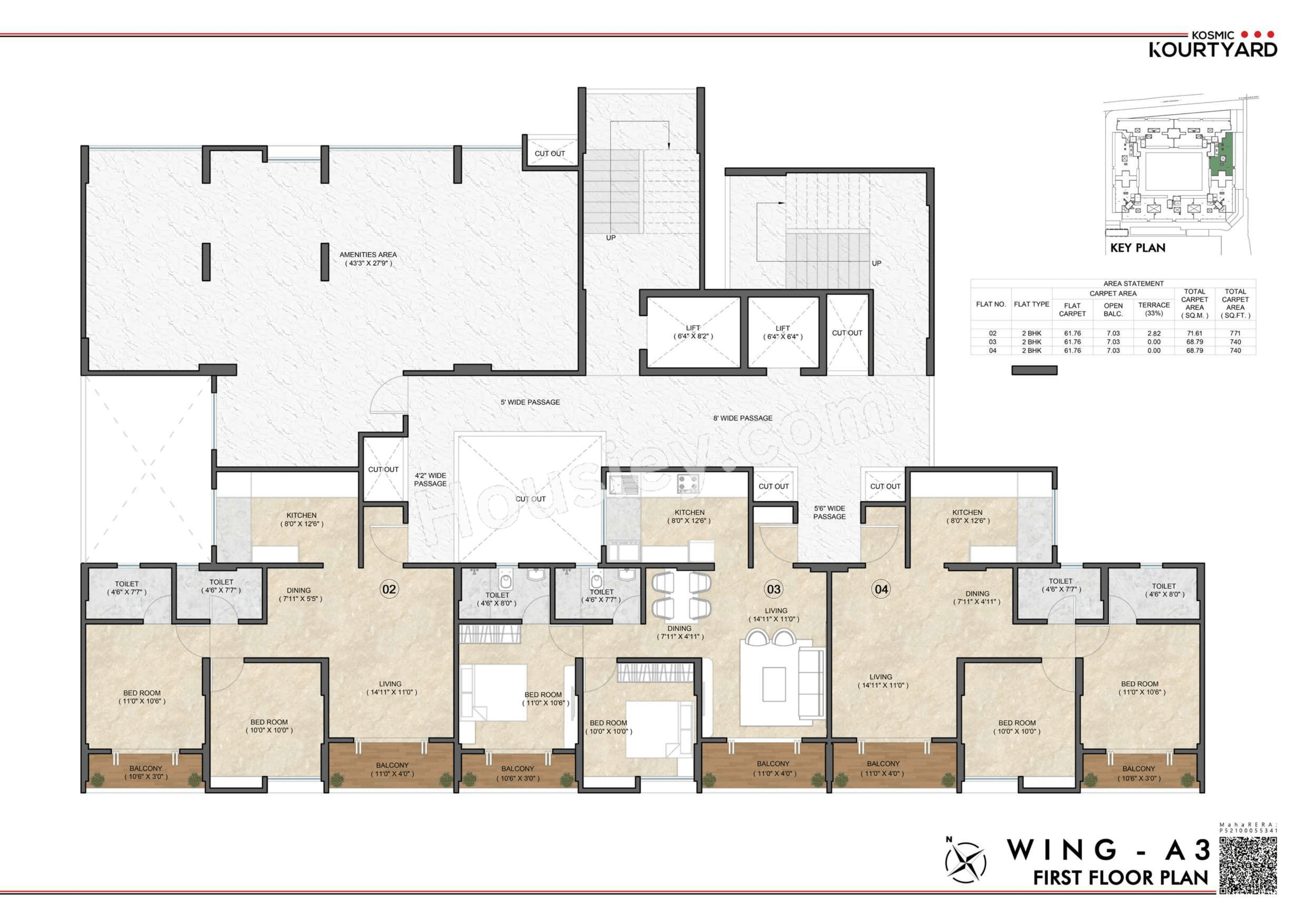 Triaa Kosmic kourtyard Floor plan 8