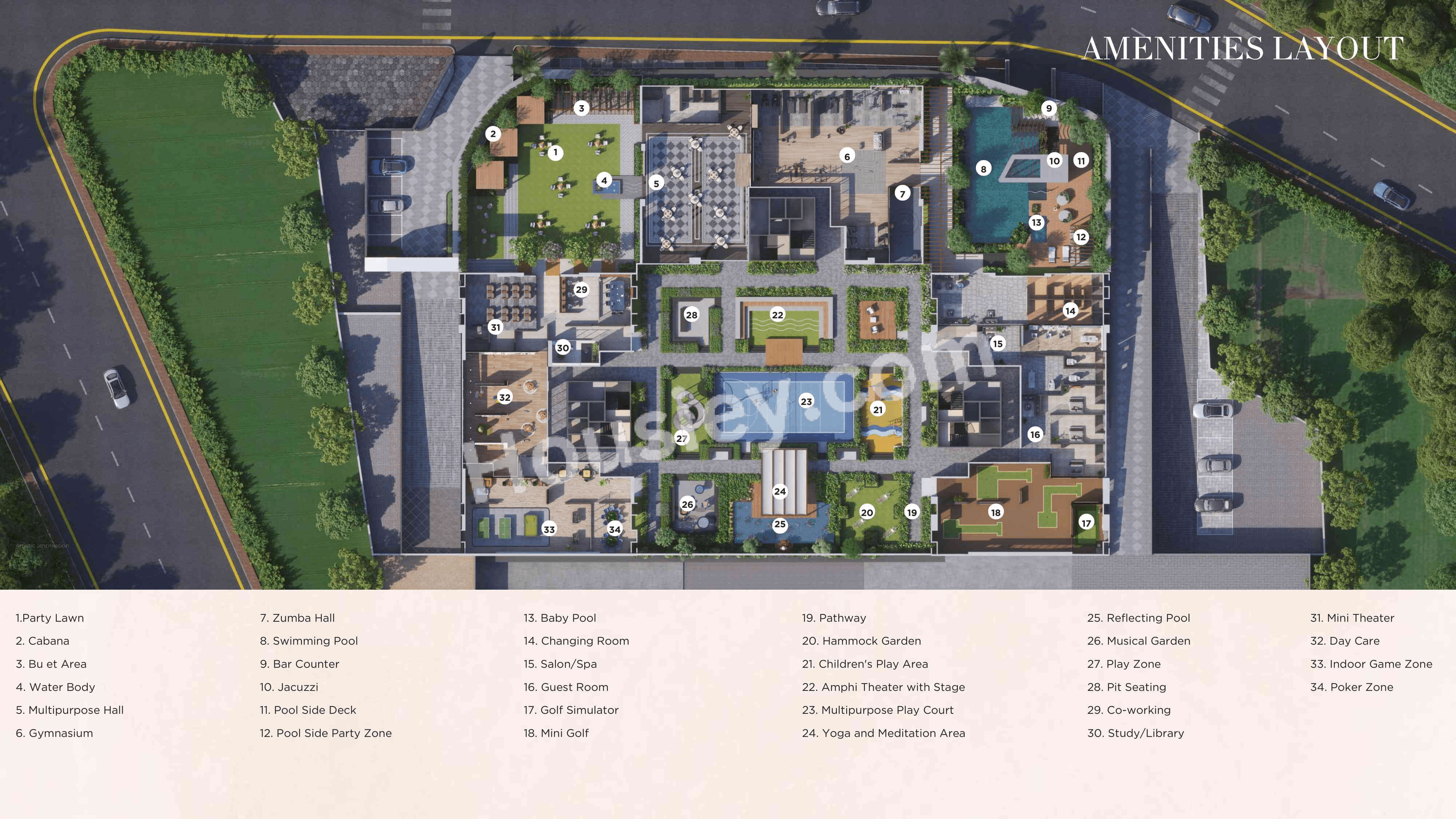 Triaa Rezo Floor plan 1