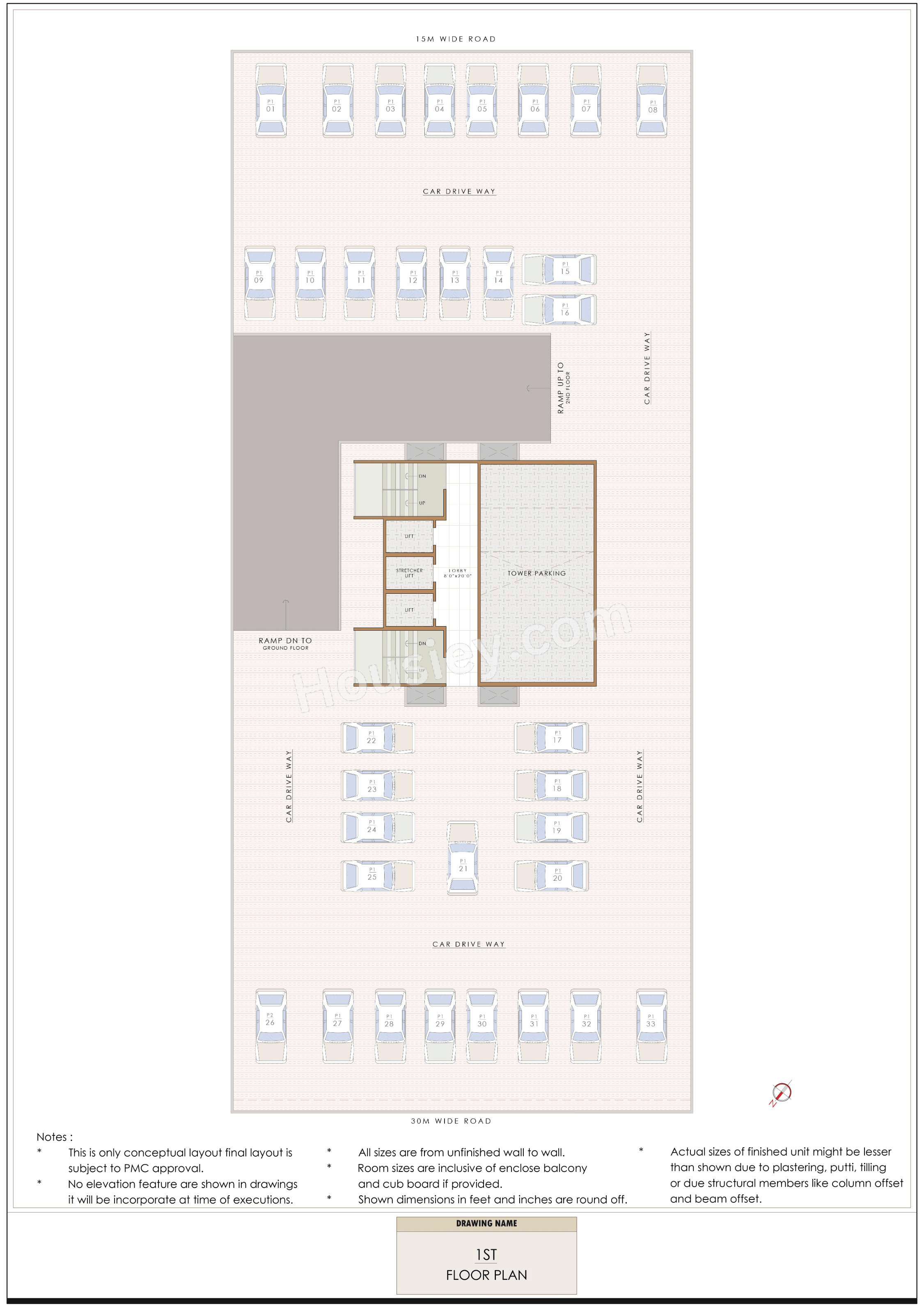 Tricity Bayview Floor plan 1