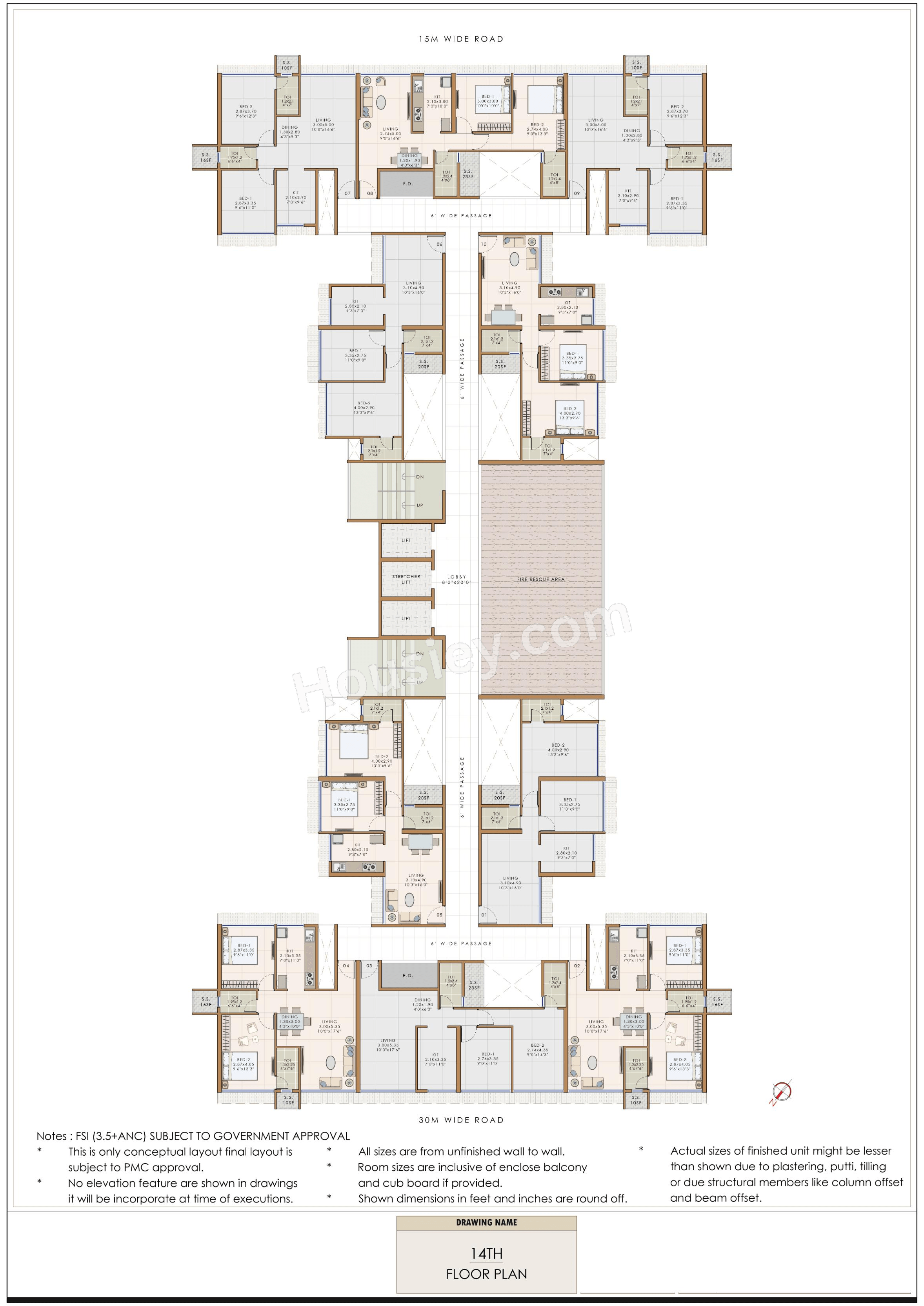 Tricity Bayview Floor plan 4