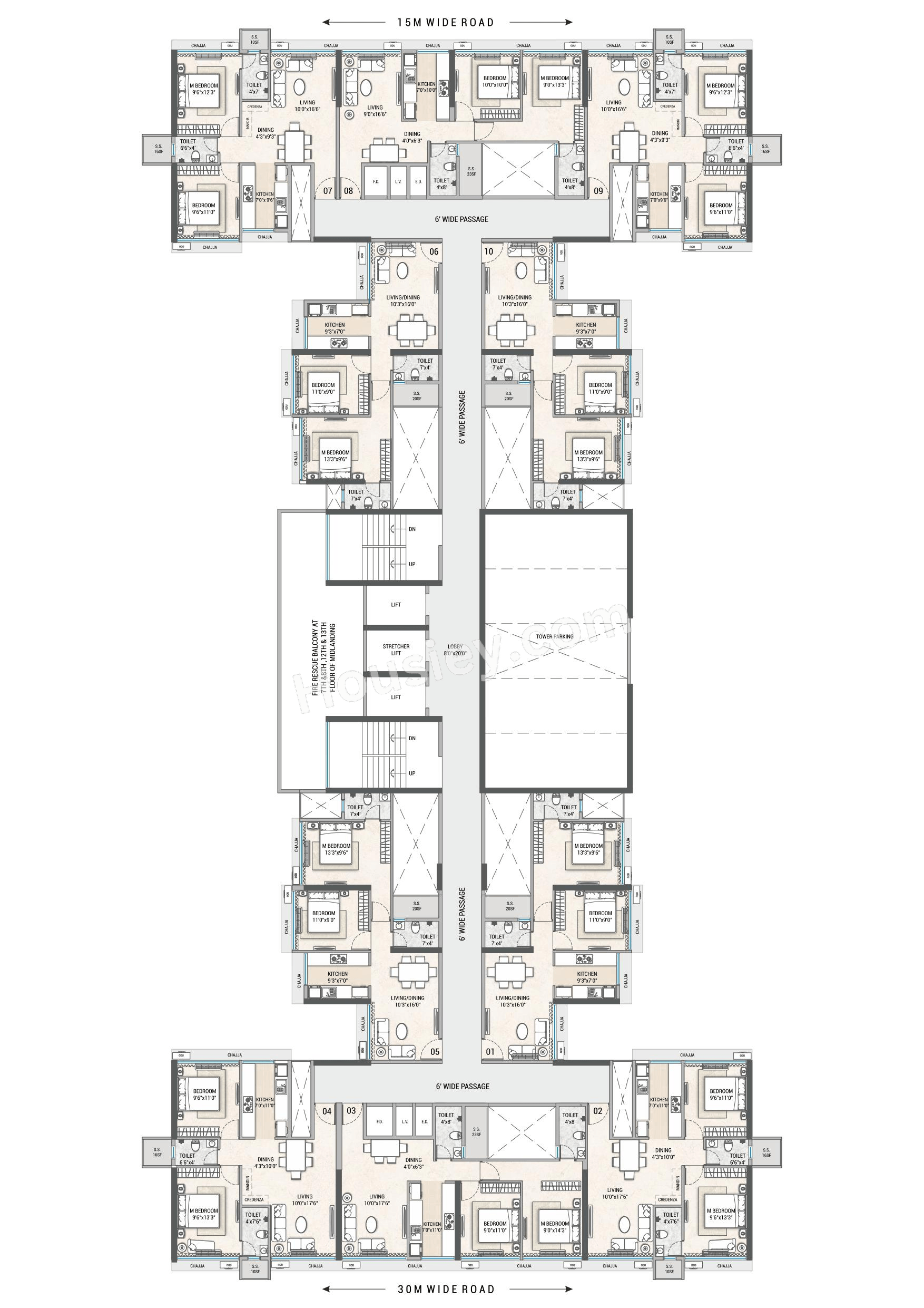 Tricity Bayview Floor plan 11
