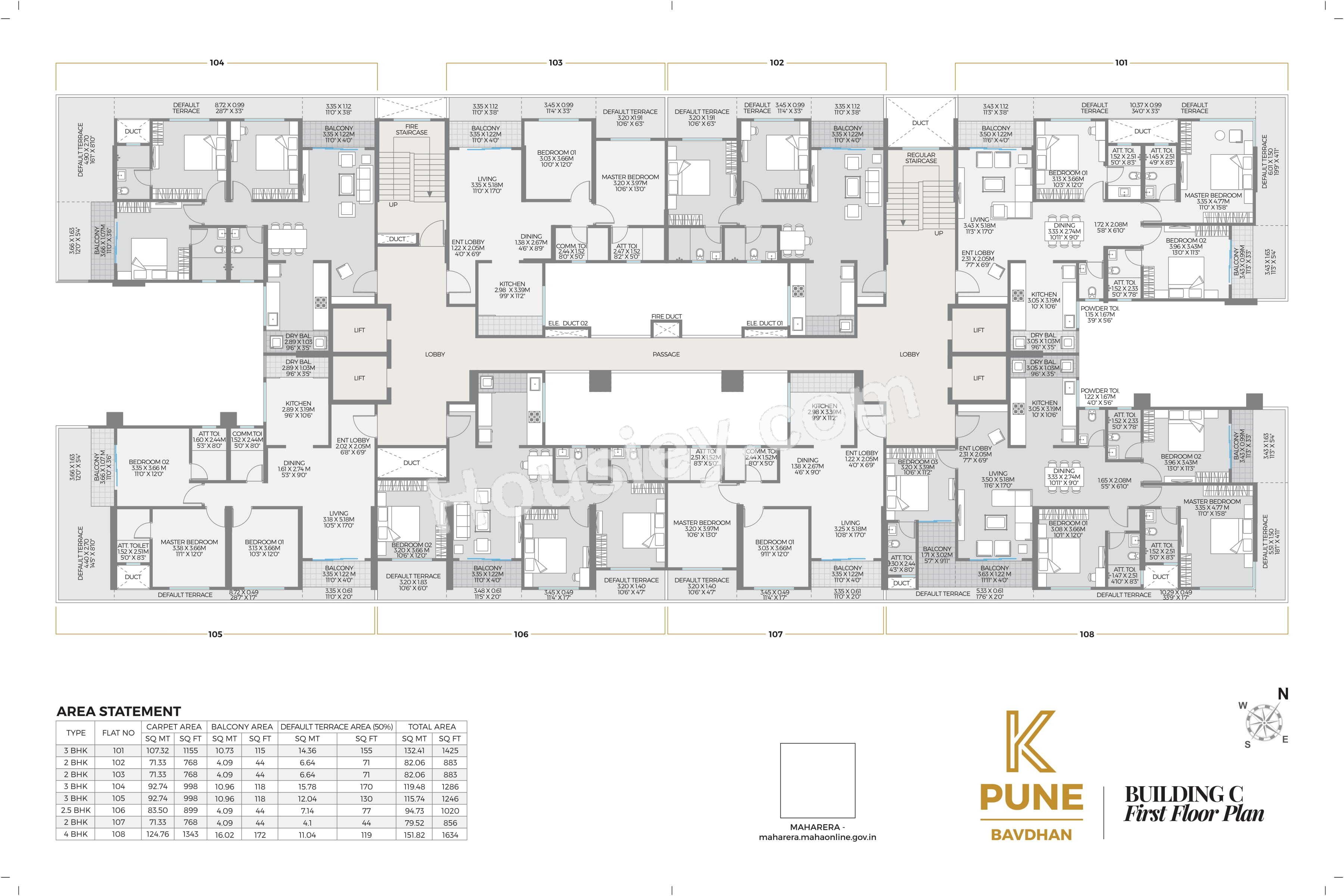 Unique K Pune Floor plan 8
