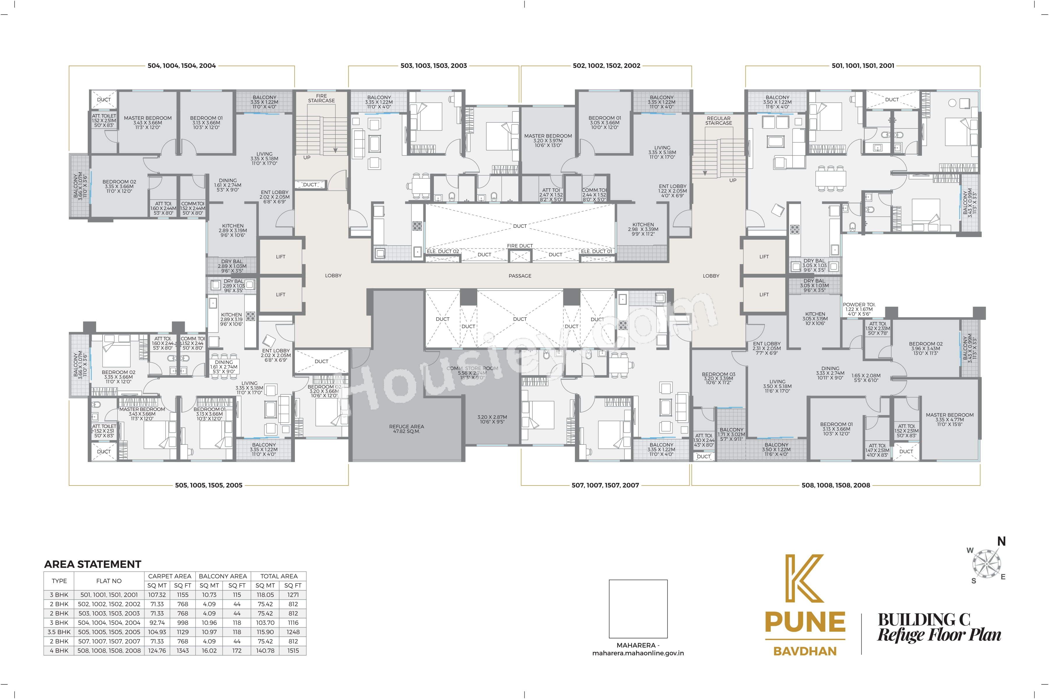 Unique K Pune Floor plan 9