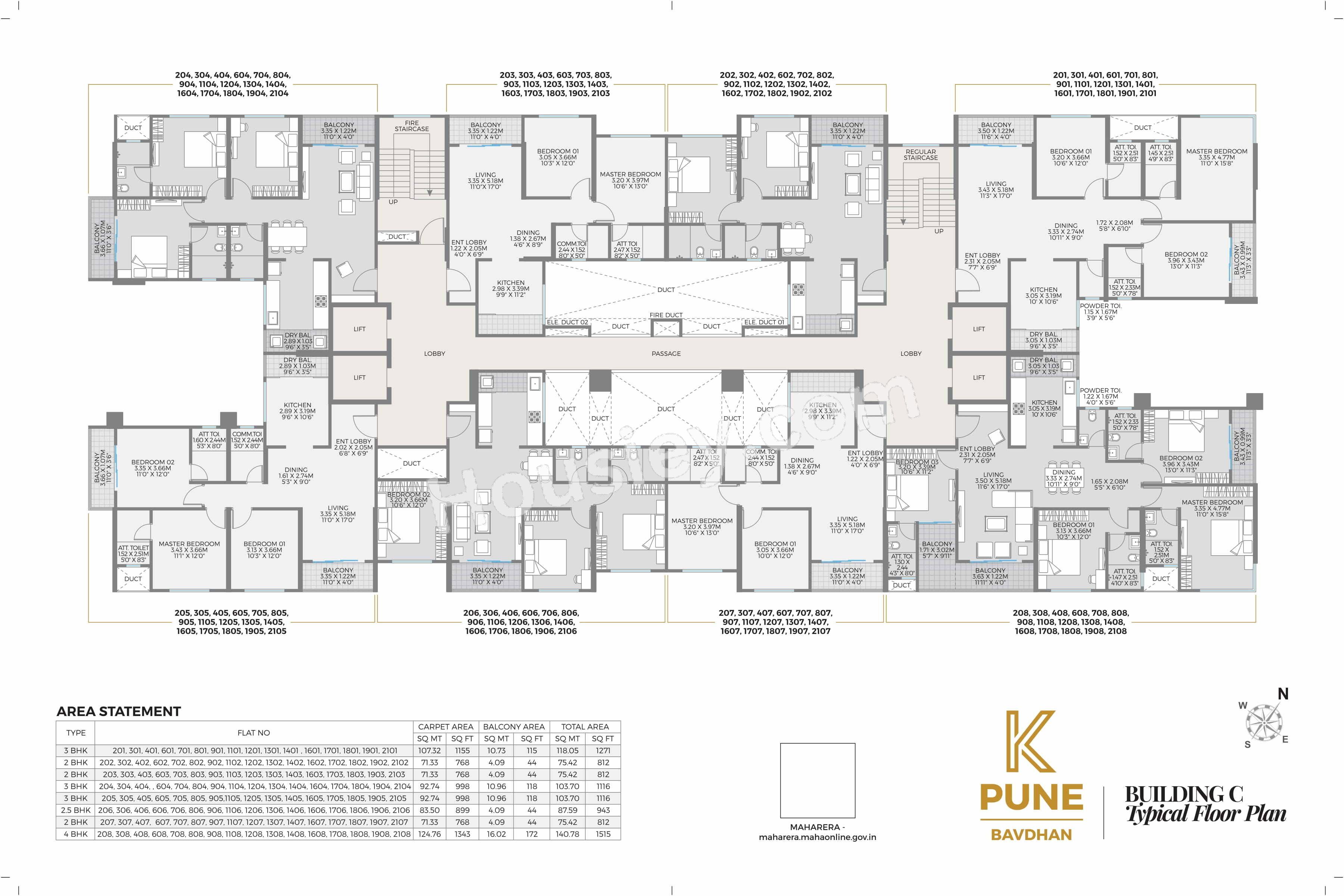 Unique K Pune Floor plan 10