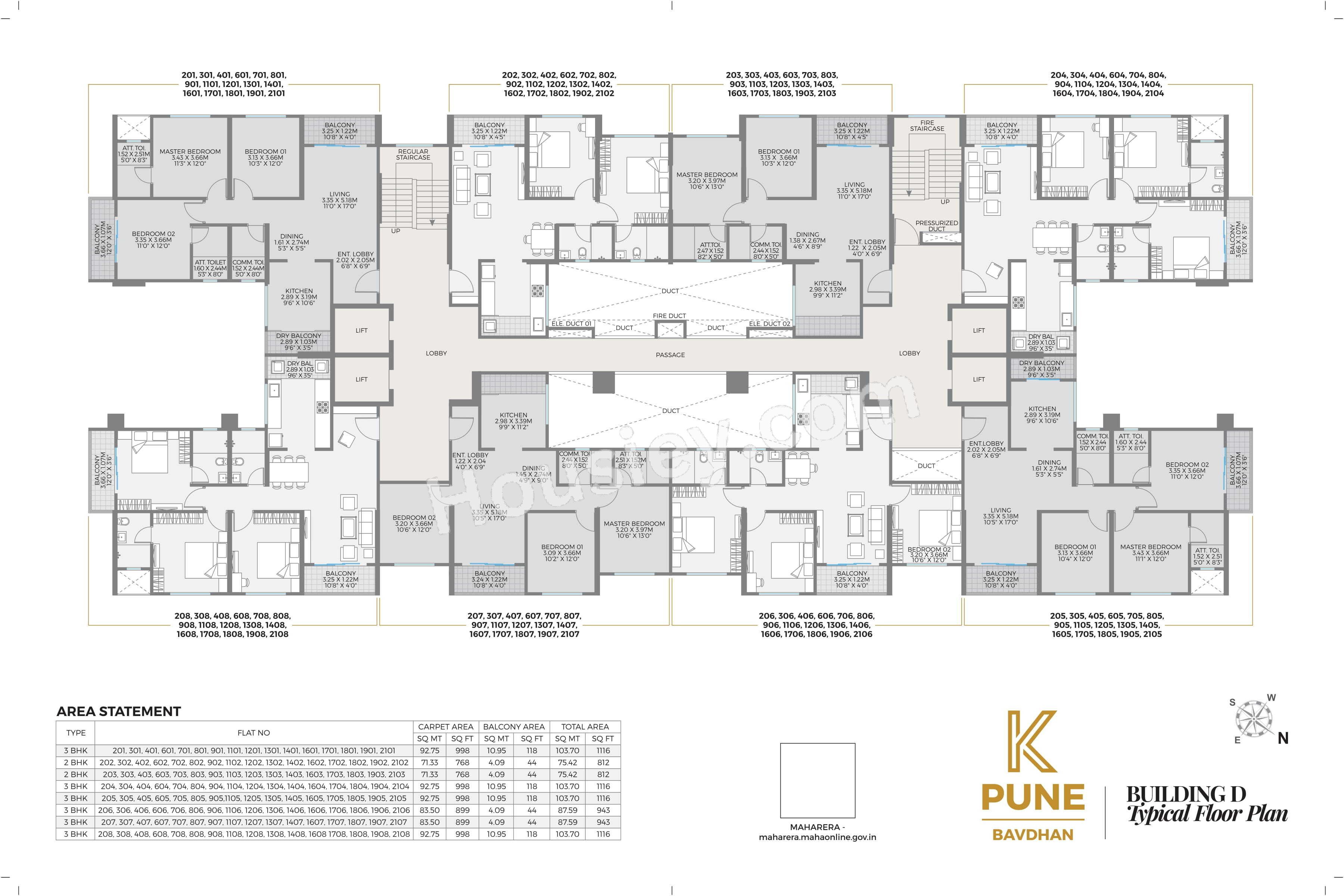 Unique K Pune Floor plan 13