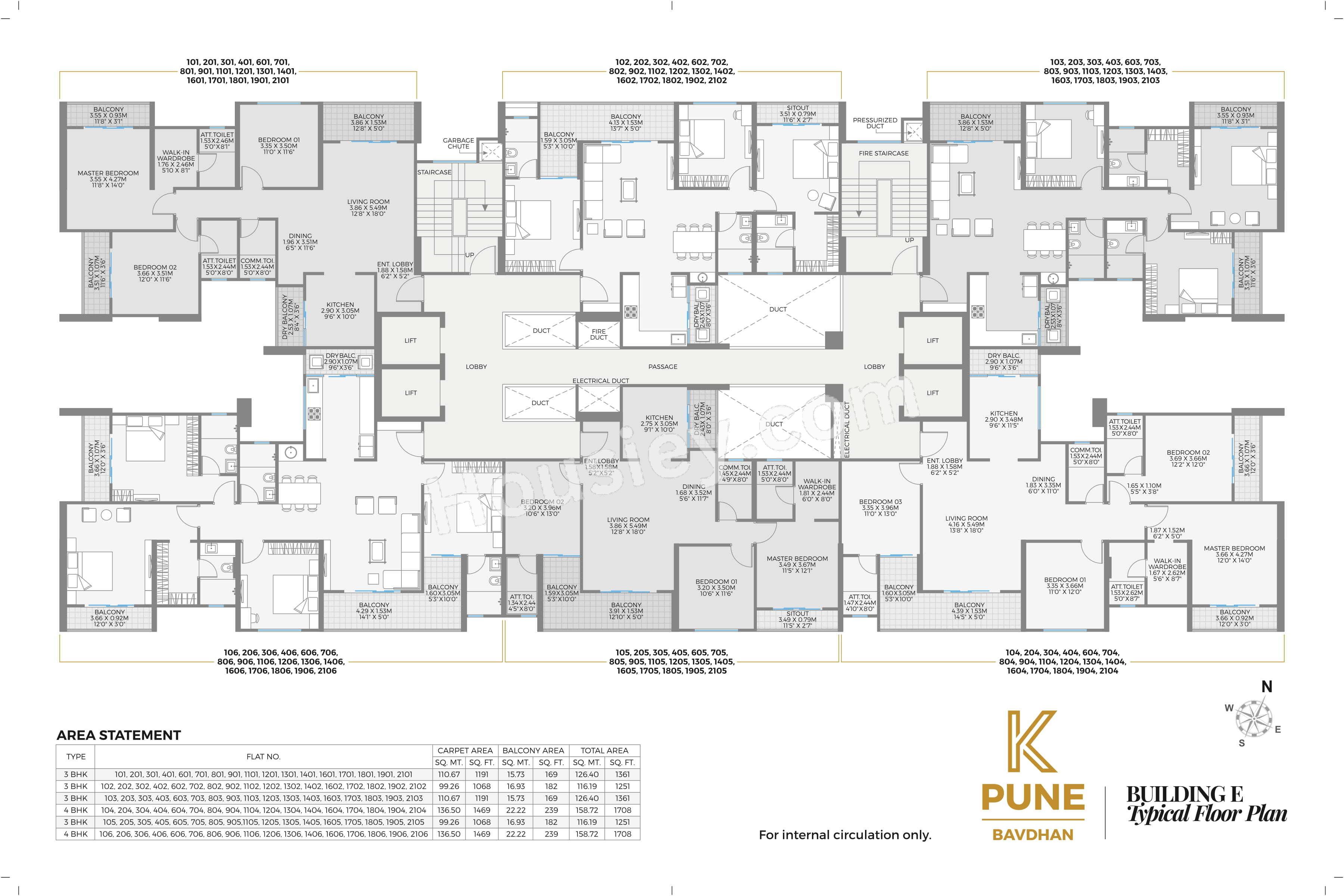 Unique K Pune Floor plan 16