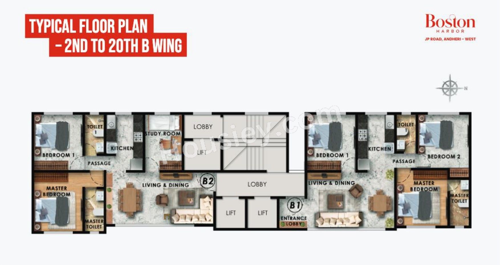Verdent Boston Harbor Floor plan 2