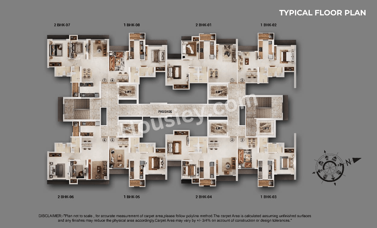 Vihang Thane Infinity Floor Plan