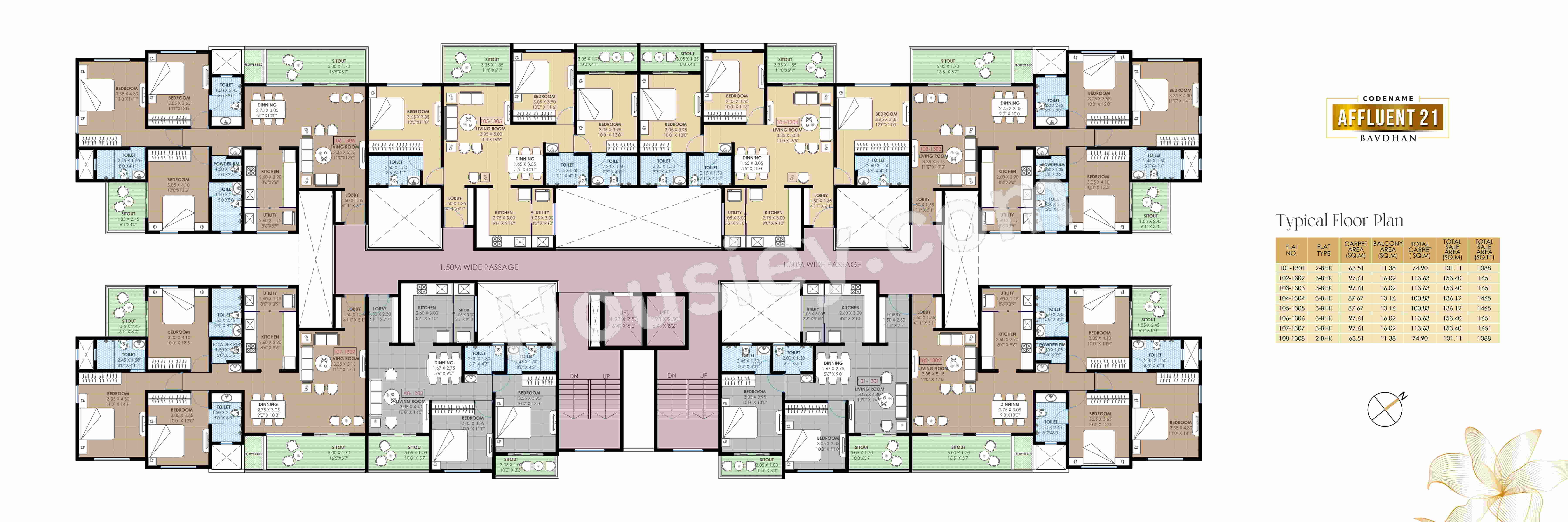 Virinchi Affluent 21 Floor Plan
