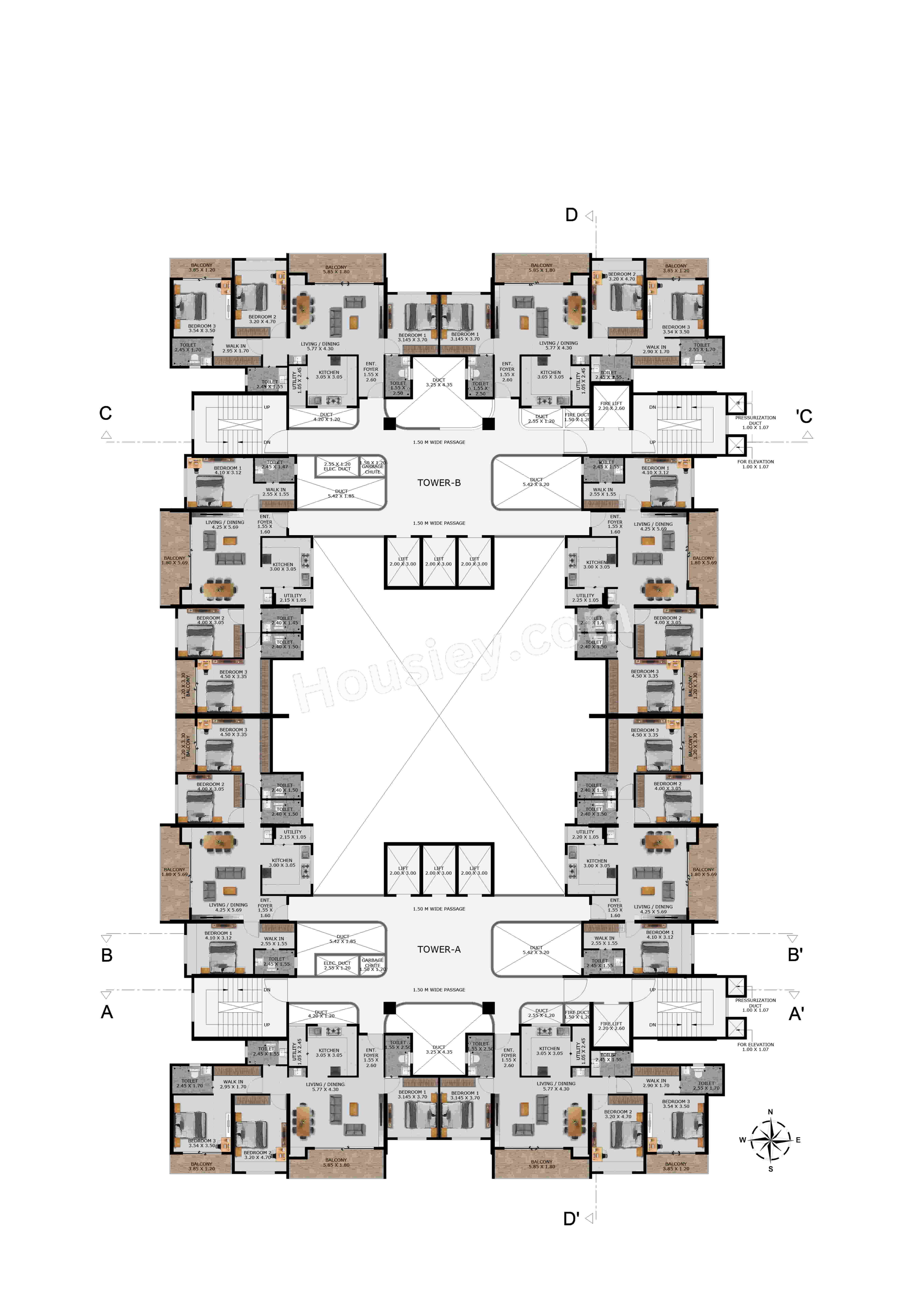 Vishnu Crown Floor plan 1