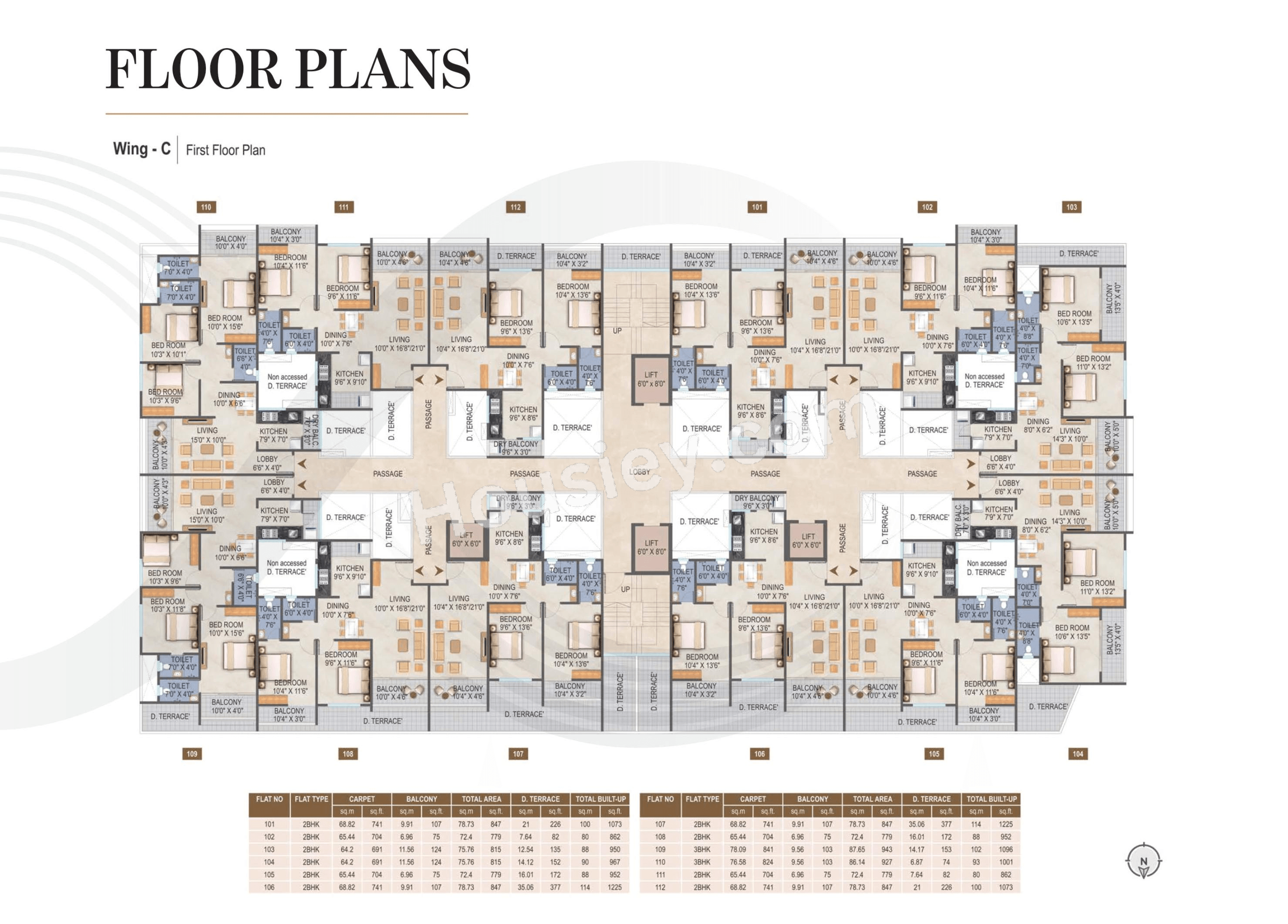 Yash Florencia Floor plan 8