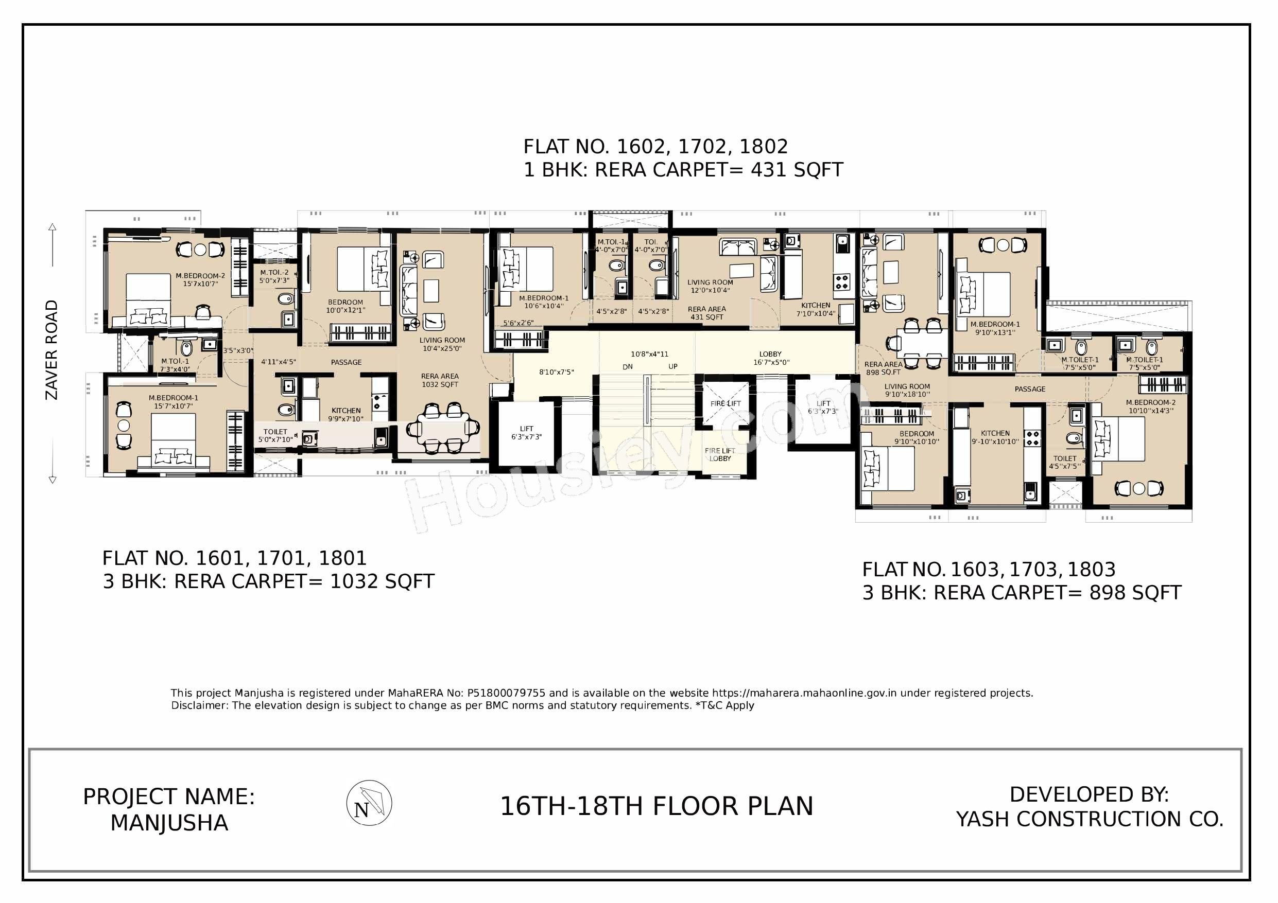 Yash Manjusha Floor plan 5
