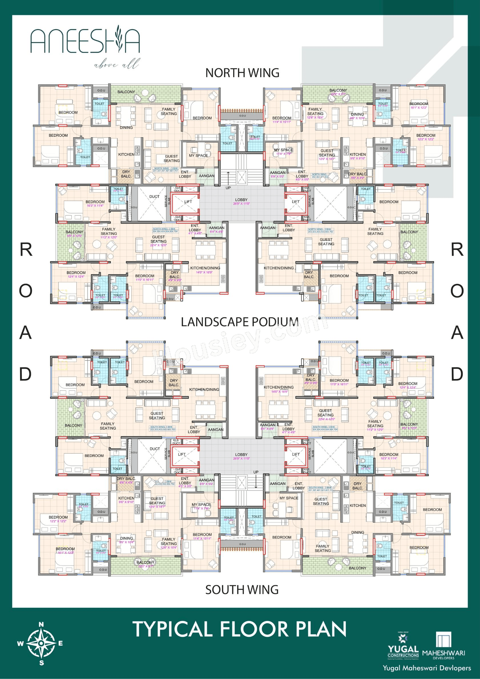 Yugal Aneesha Floor plan 2