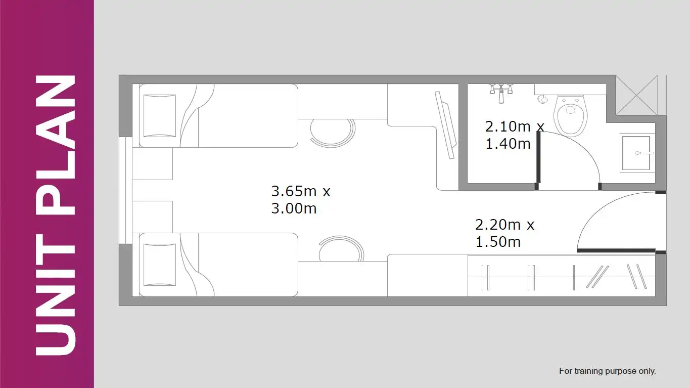 VJ Town Centre Unit plan - 275 sq.ft.