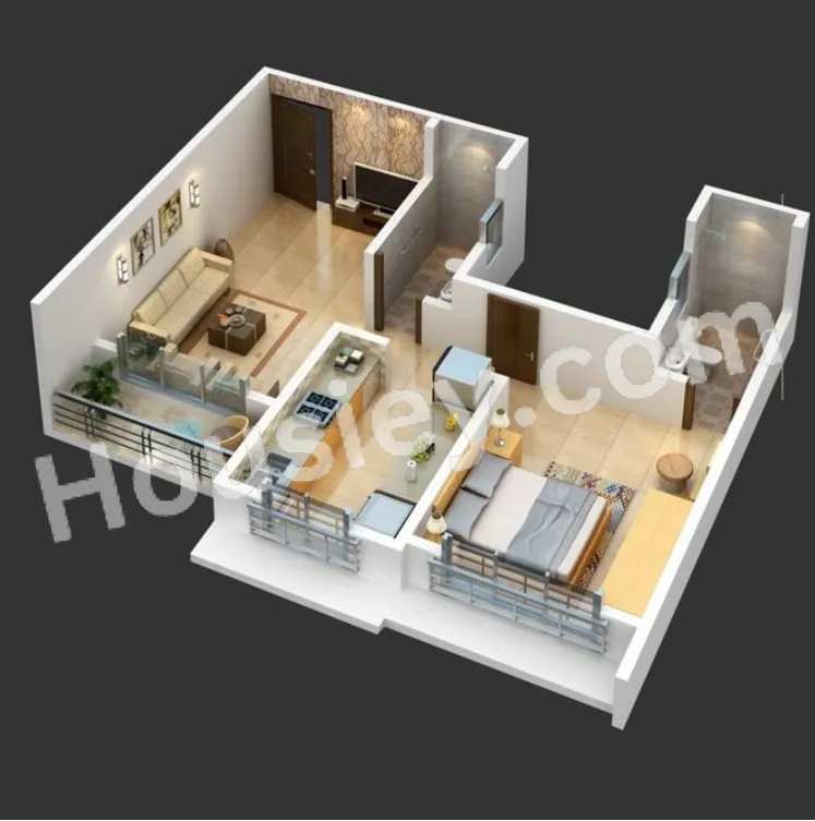 Unit plan - 478 sq.ft.