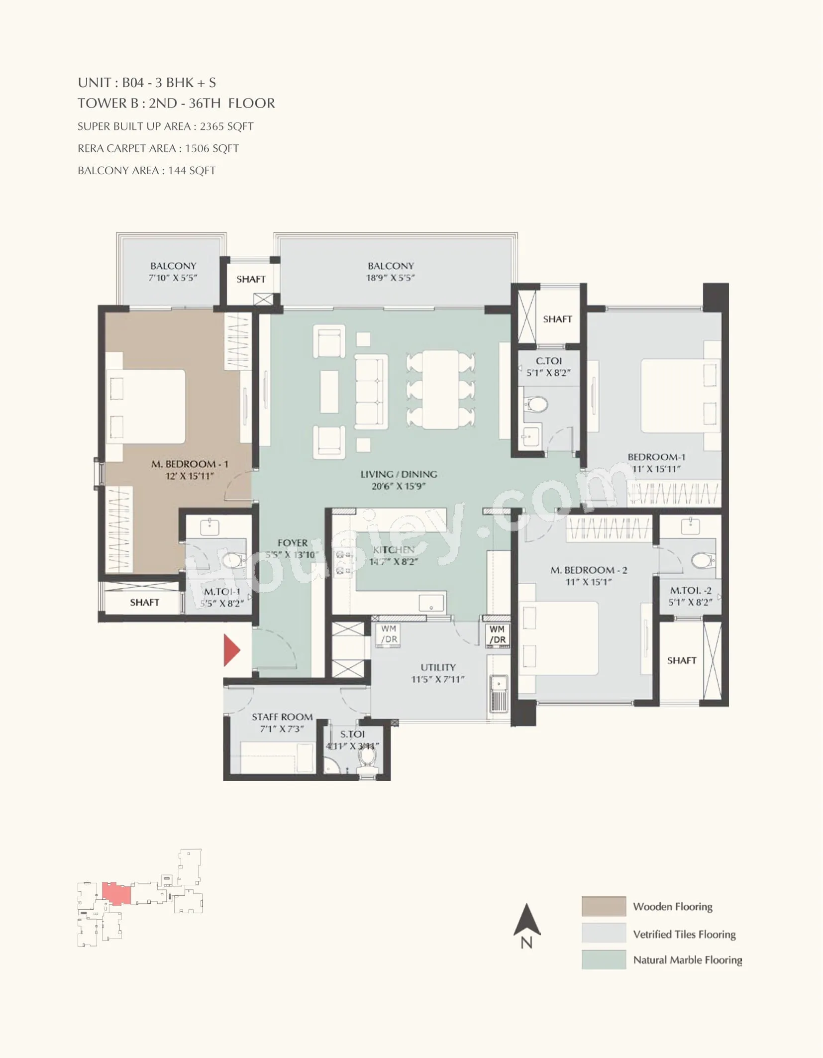 DNR Highline Unit plan - 1506 sq.ft.
