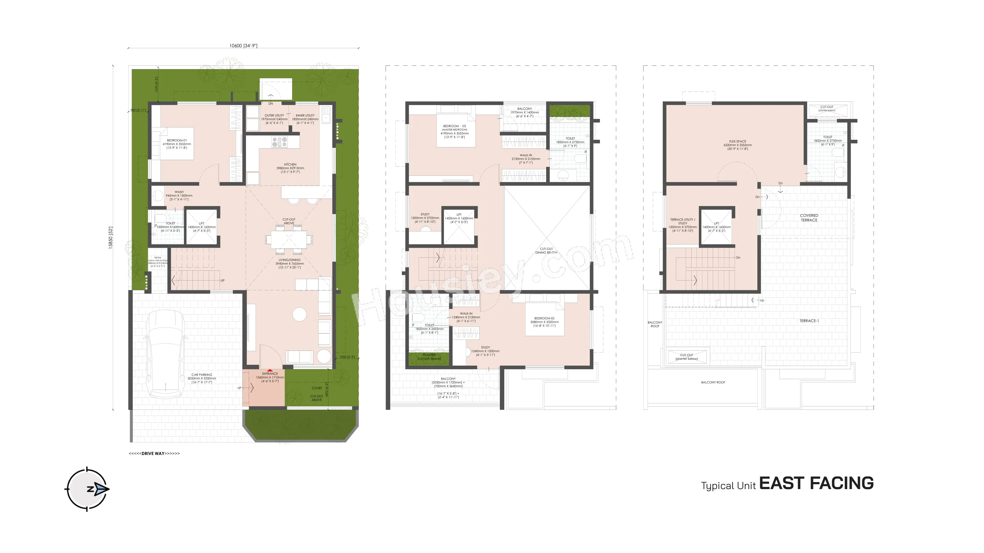 Unit plan - 1809 sq.ft.