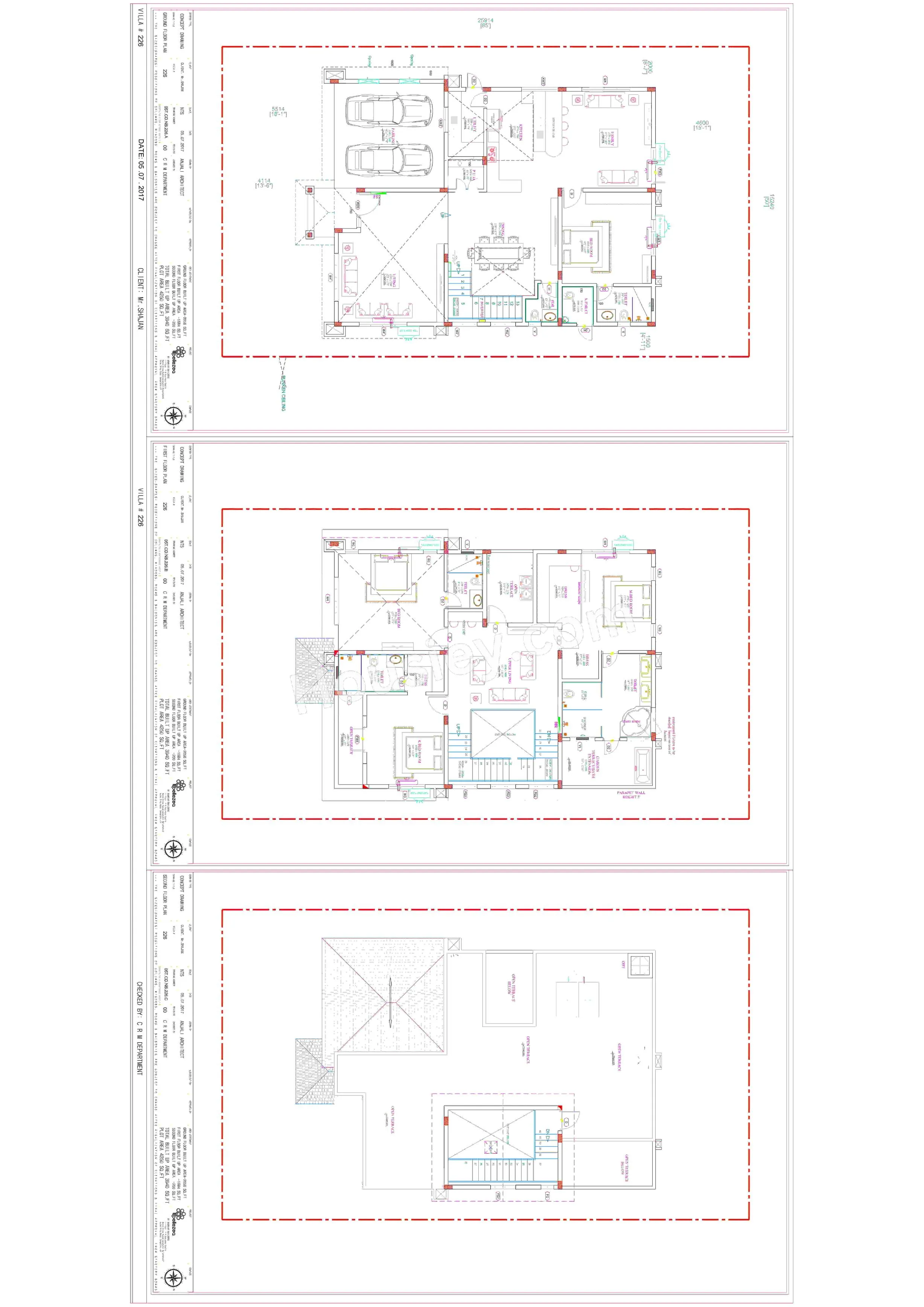Nambiar Bellezea Unit plan - 3940 sq.ft.