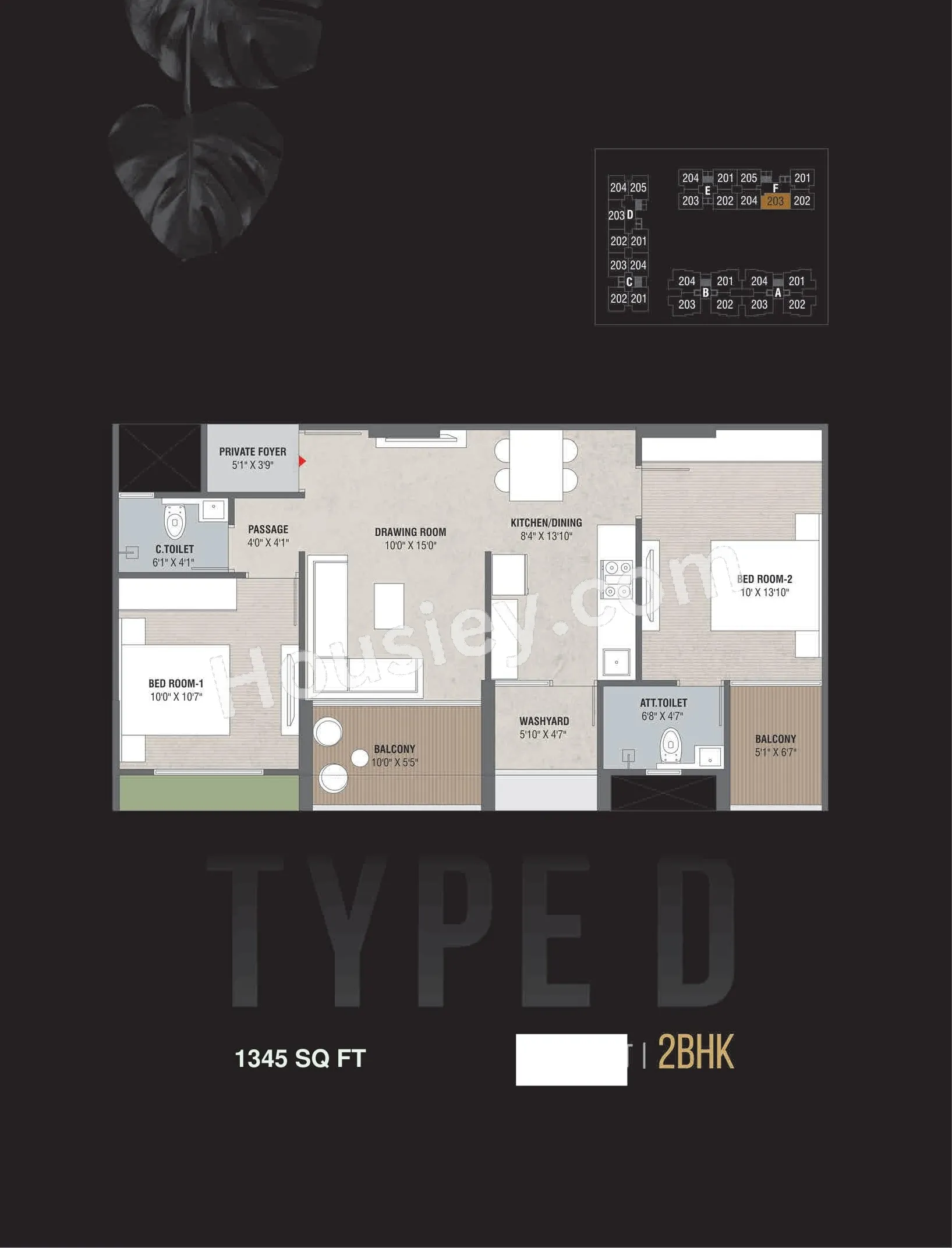 Rashmi Shela Unit plan - 740 sq.ft.