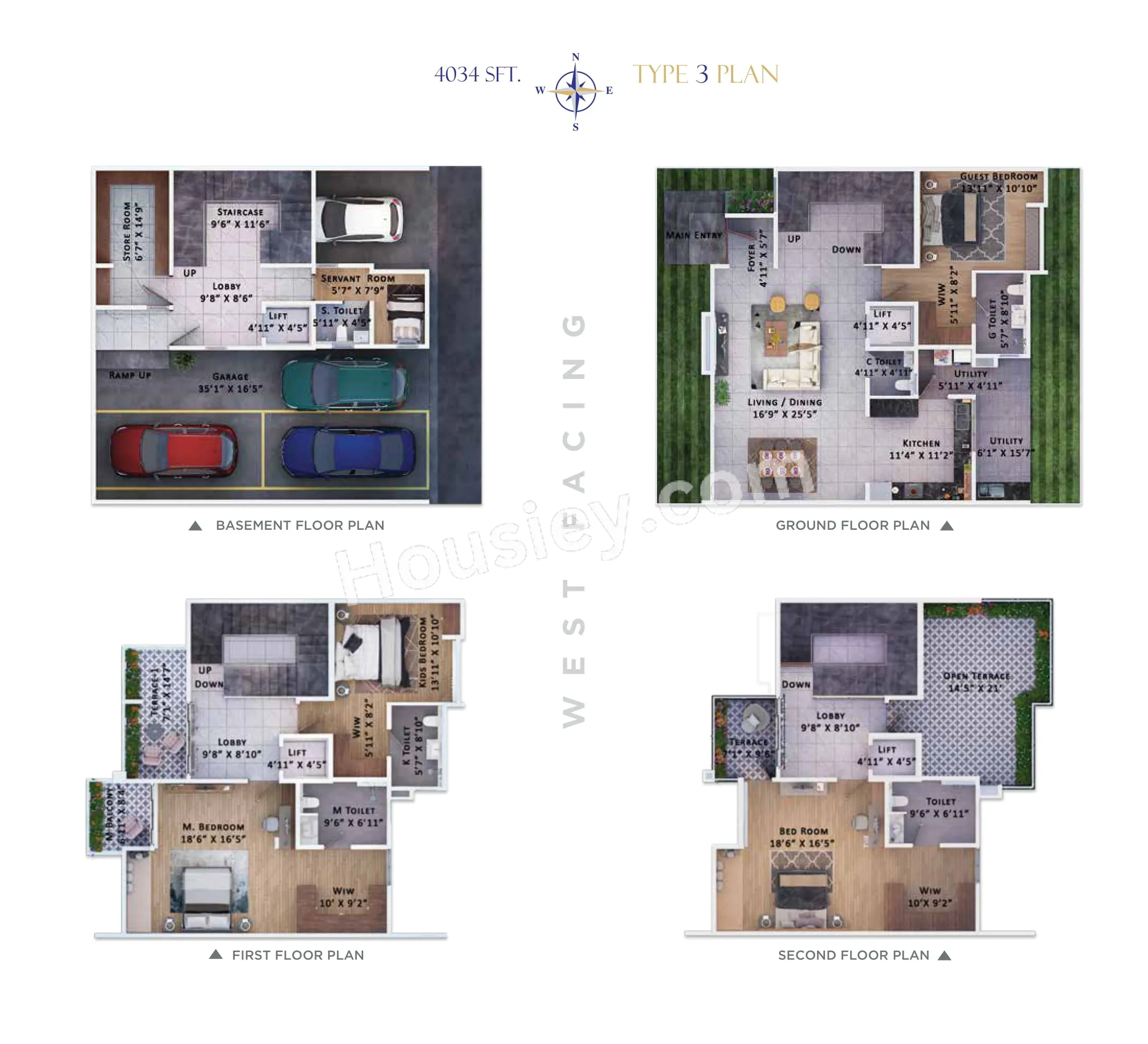 Sattva Springs Unit plan - 3131 sq.ft.