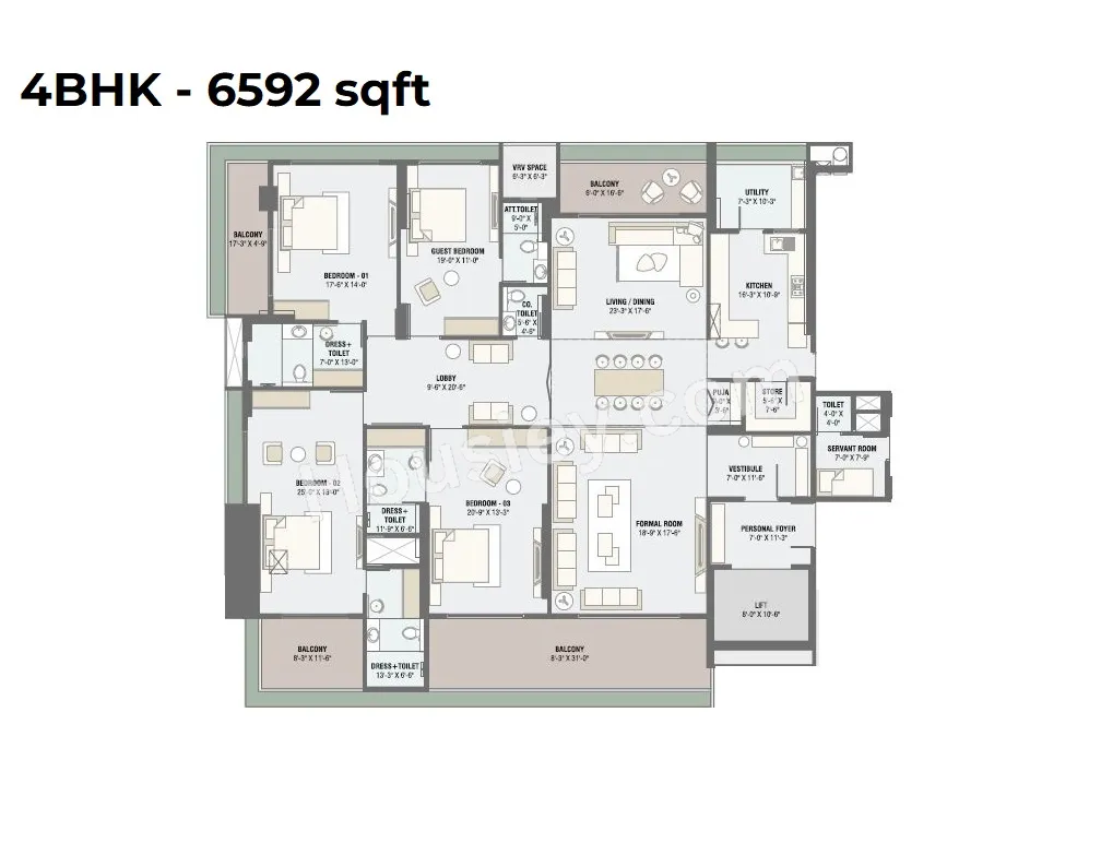 The Emberlynn Unit plan - 3625 sq.ft.