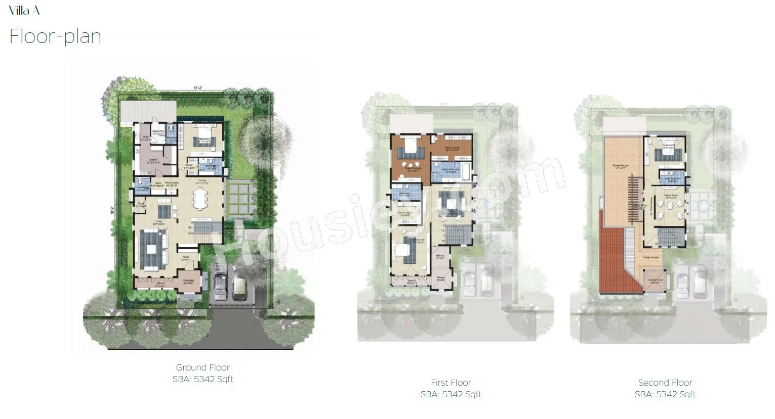 True Blue Napa Valley Unit plan - 5342 sq.ft.