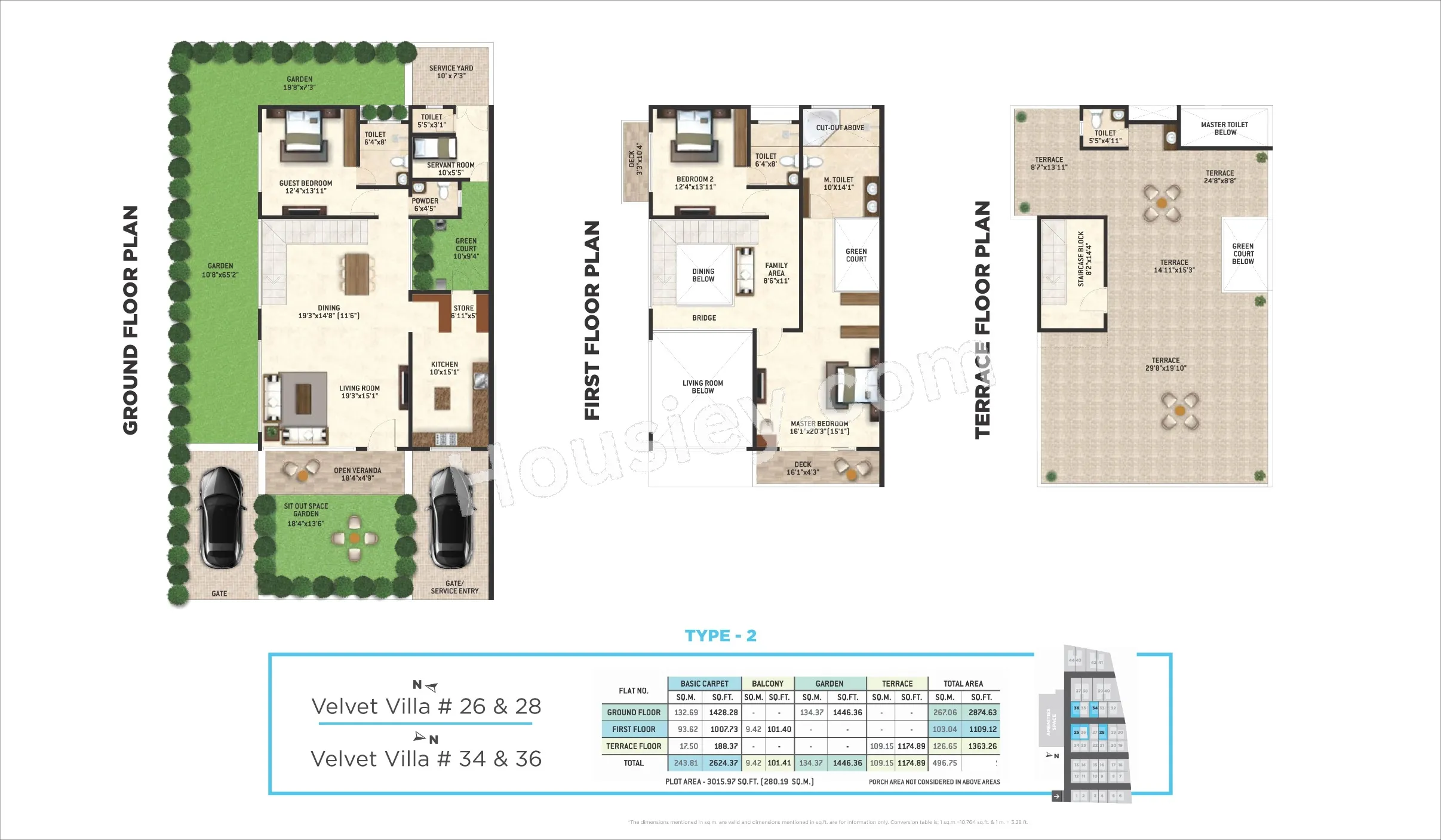 VTP Velvet Villas Unit plan - 5300 sq.ft.