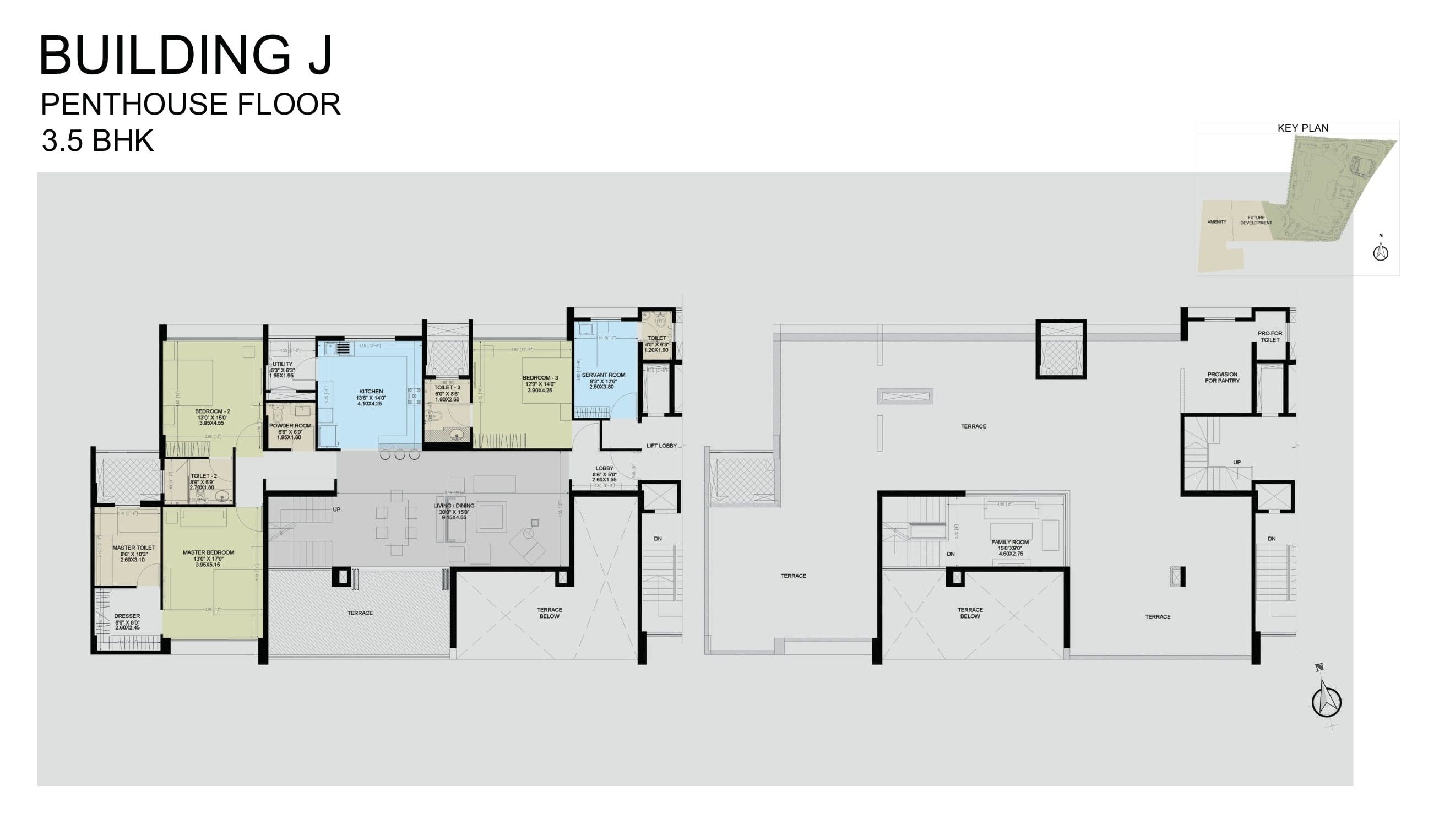 Marvel Isola 2 Unit plan - 2212 sq.ft.