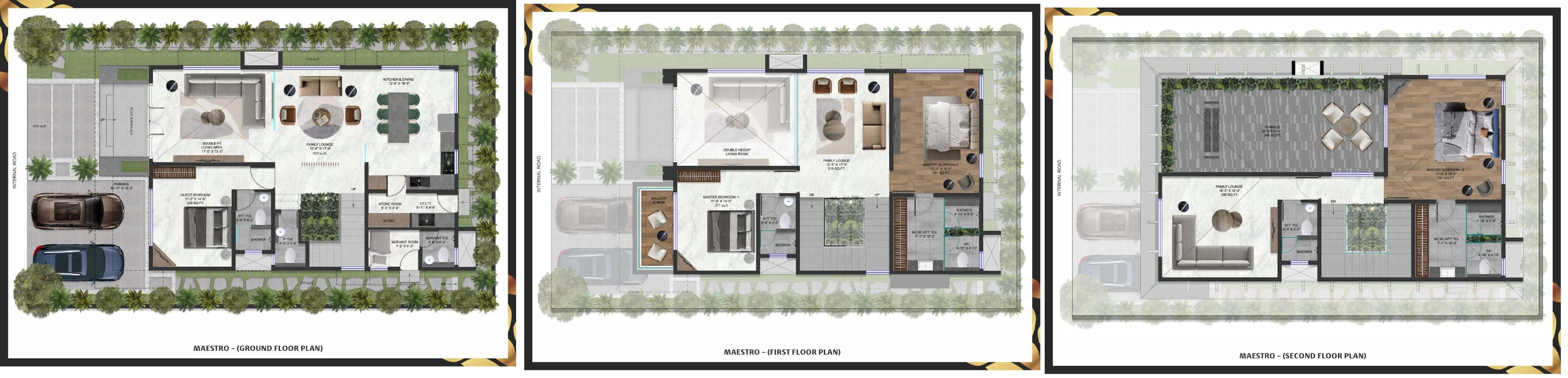 Unit plan - 1711 sq.ft.