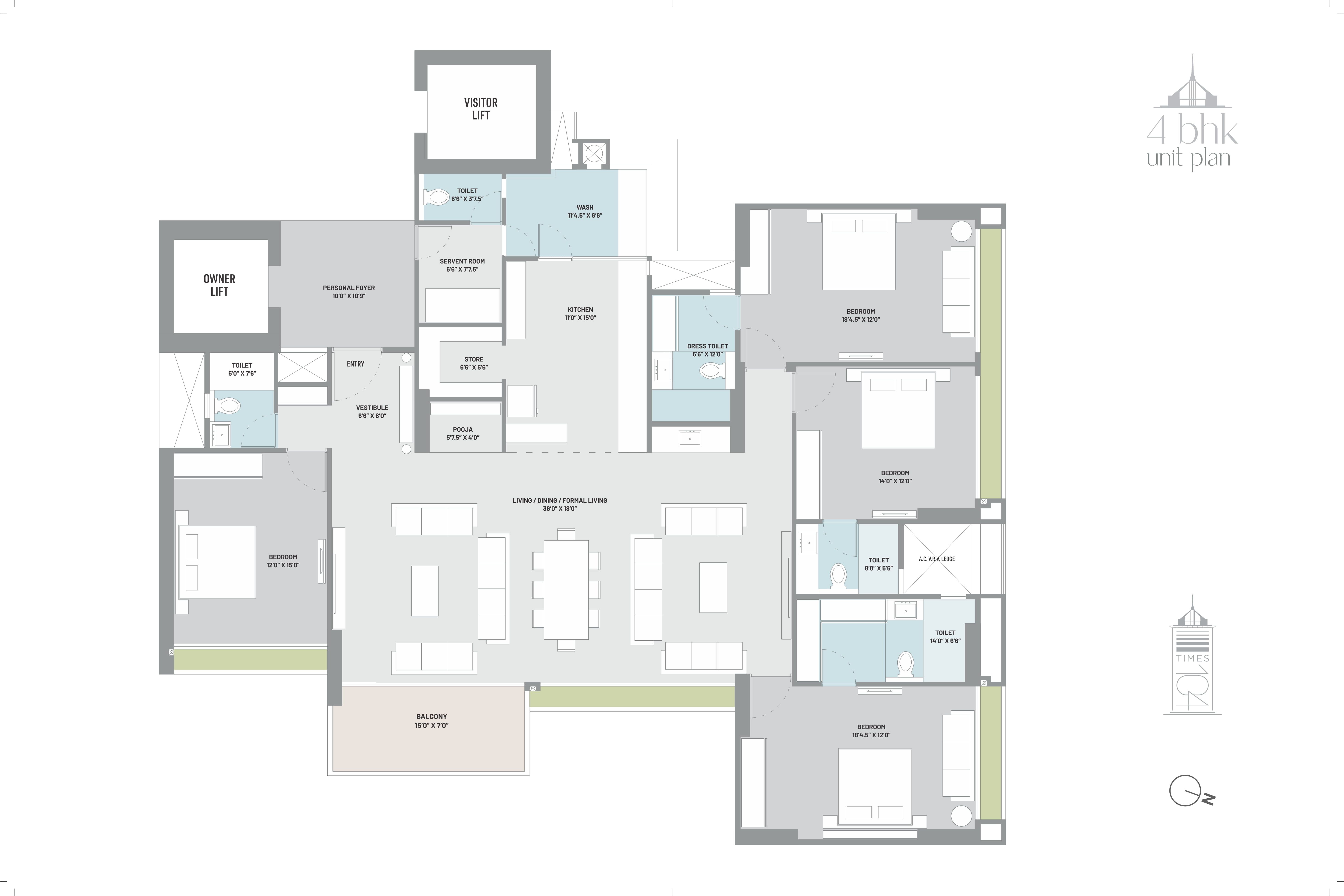 Unit plan - 2475 sq.ft.