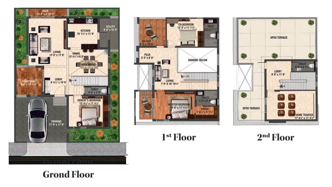Unit plan - 1620 sq.ft.