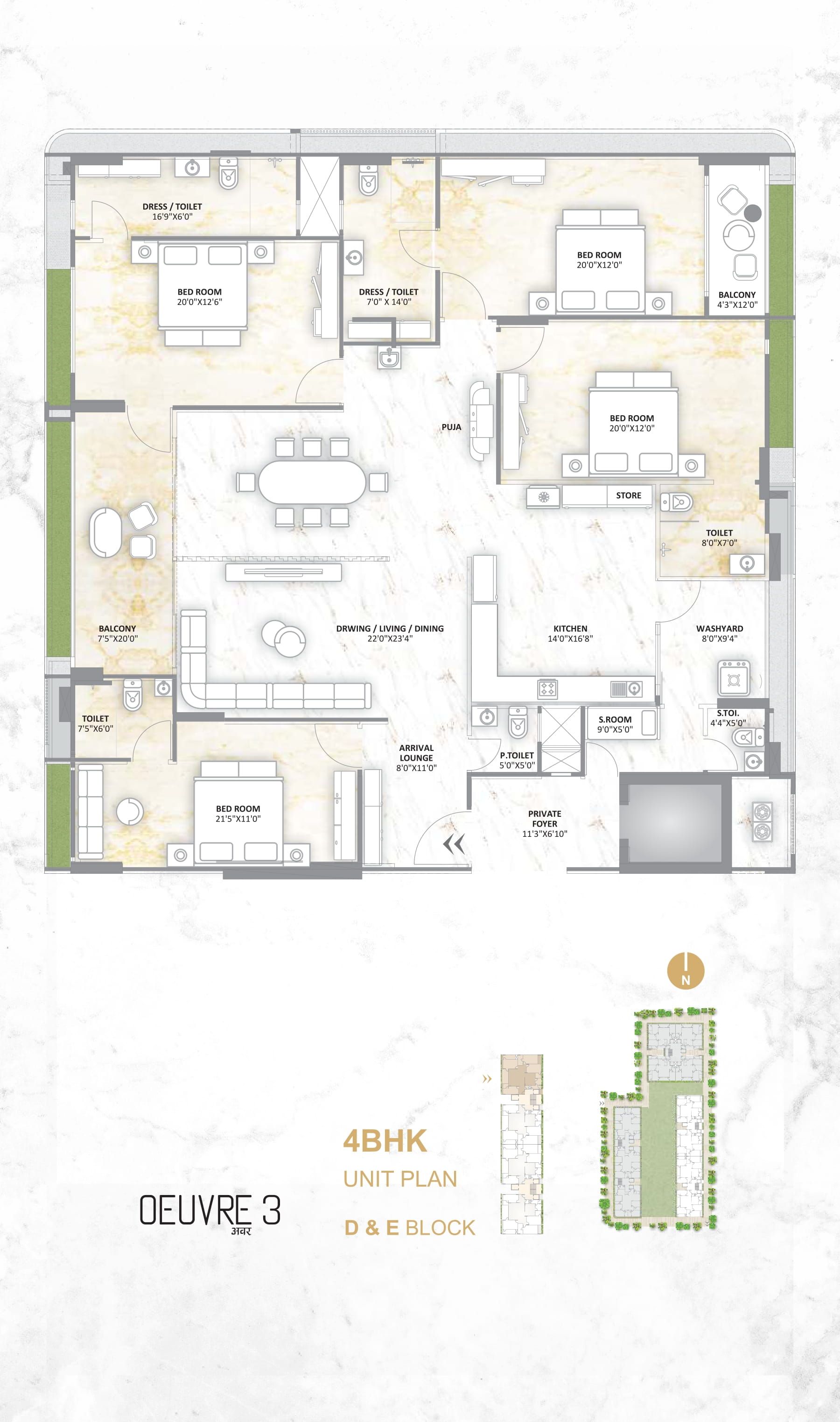 Unit plan - 2558 sq.ft.