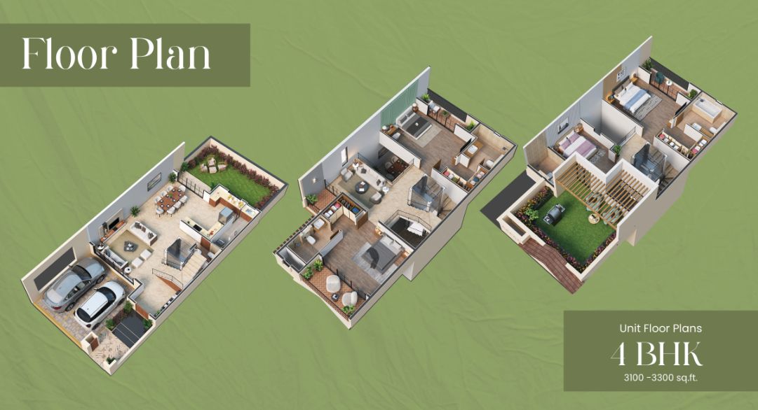 Unit plan - 2308 sq.ft.