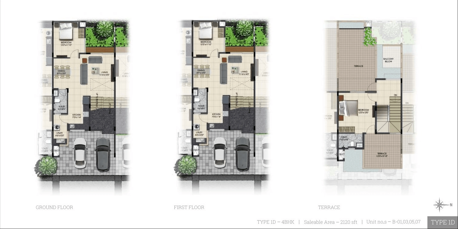 Unit plan - 1484 sq.ft.