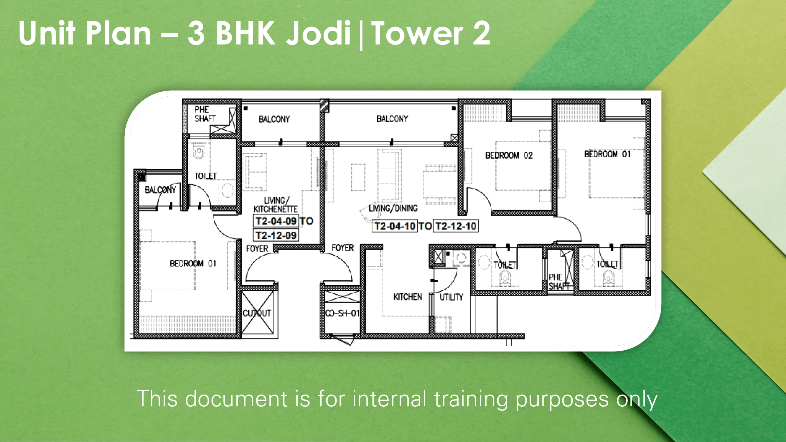 Genurise Life is Green Unit plan - 1323 sq.ft.